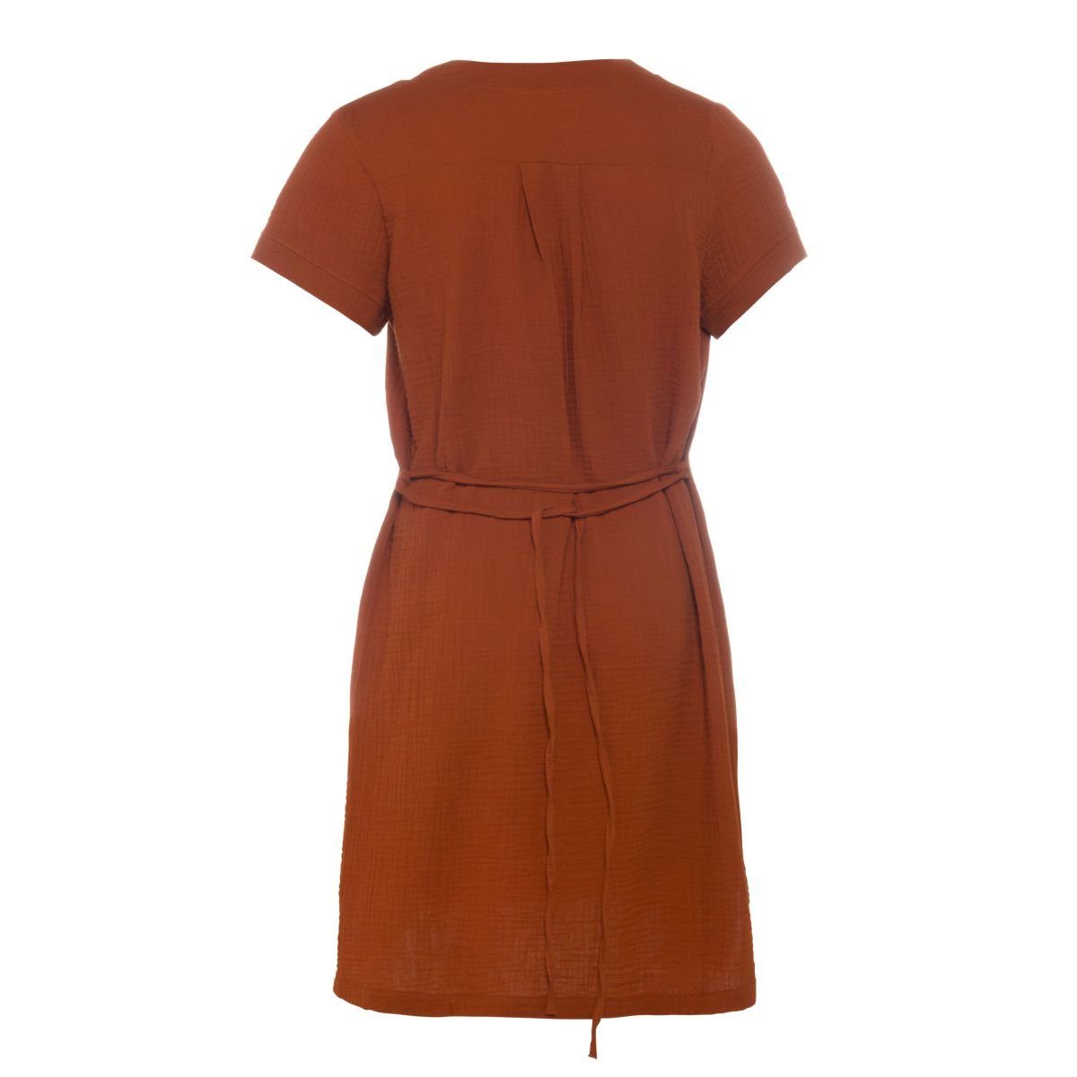 Knit Factory Strickkleid Knit Factory Indy Kleid XL Glatt Orange Kleid  Strickkleid Sommer Kleid