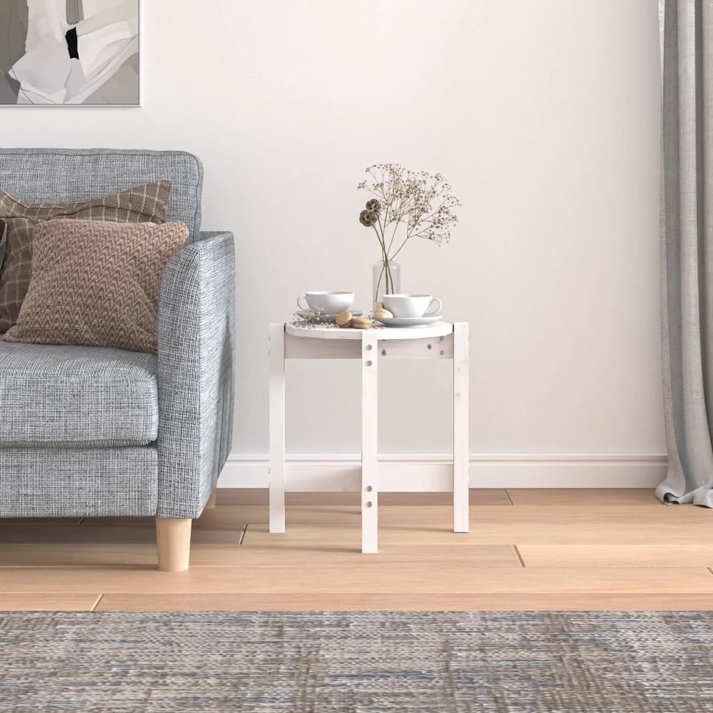 vidaXL Couchtisch Couchtisch Weiß Ø 42,5x45 günstig online kaufen