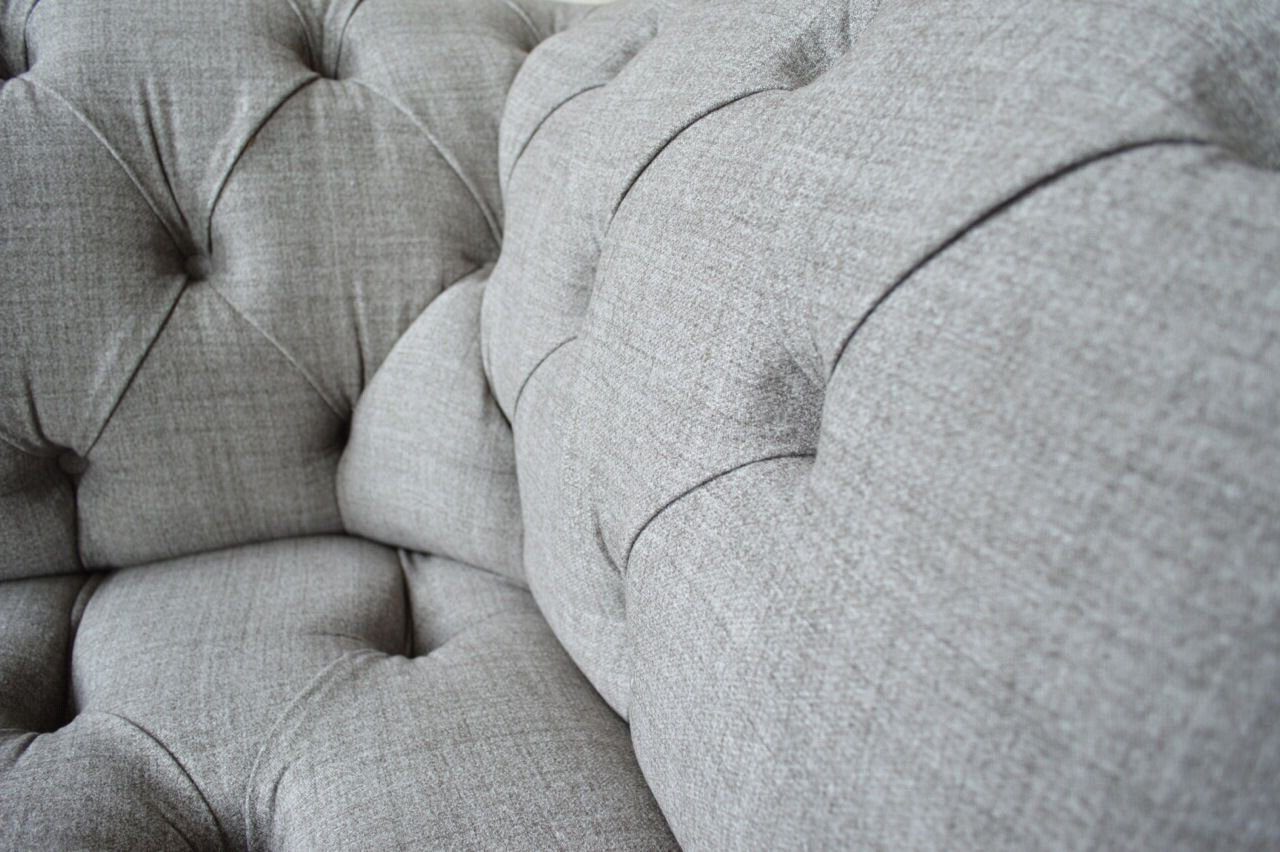Sofa Chesterfield Sitz JVmoebel Neu, Polster Stoff Sitzer Sofa Made 3 Couchen Couch In Textil Europe