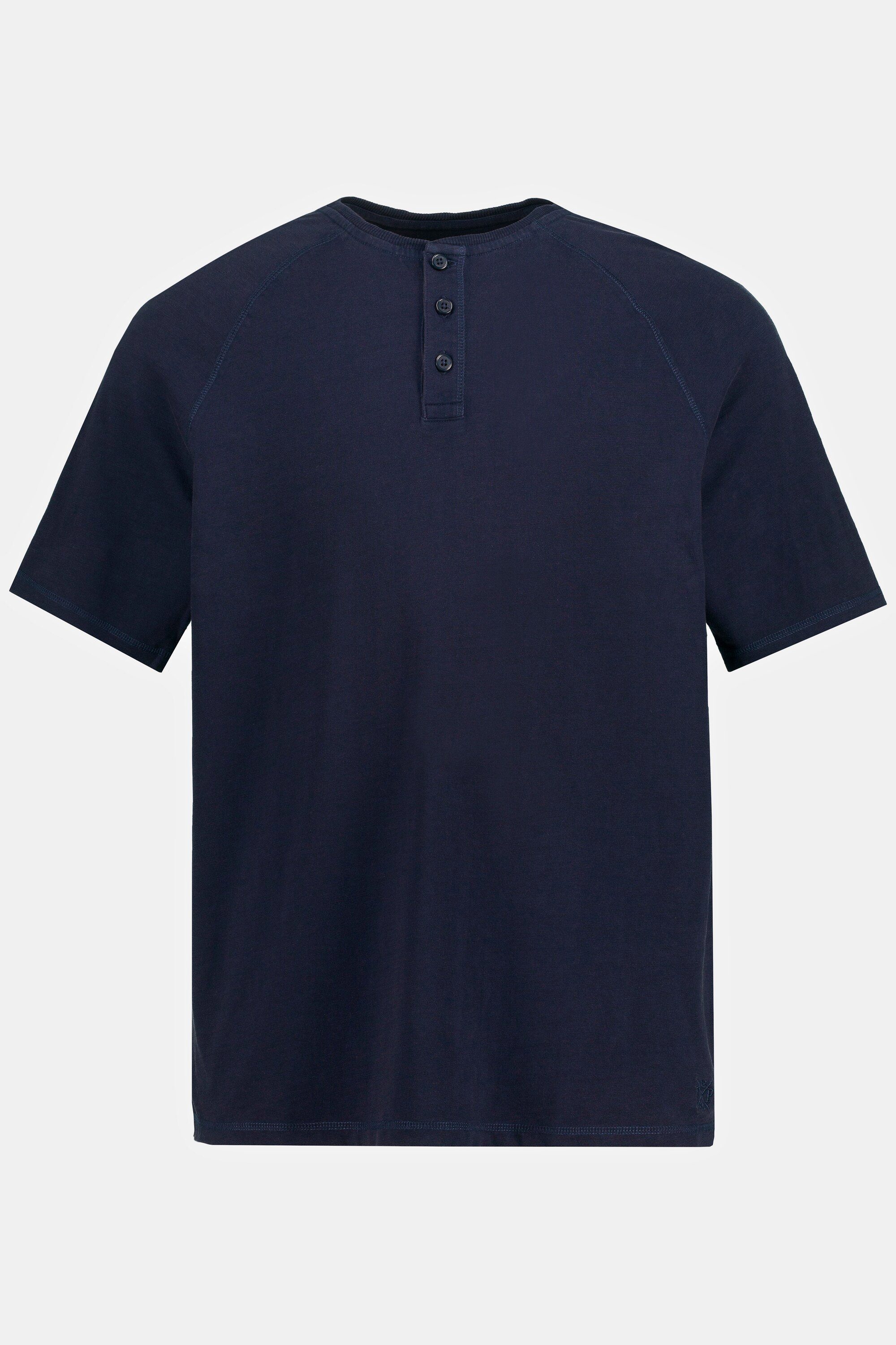 JP1880 T-Shirt T-Shirt Halbarm garment Flammjersey dyed nachtblau