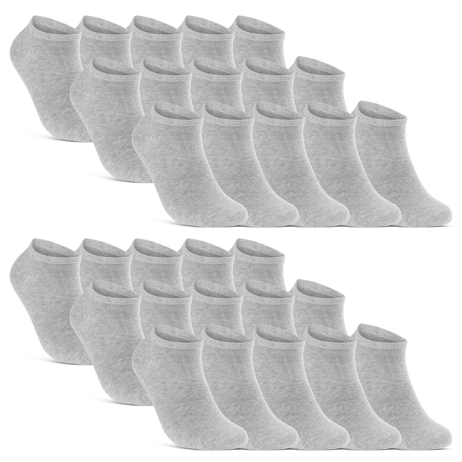 Sneakersocken 10 I 20 I 30 Paar Damen & Herren Sneaker Socken