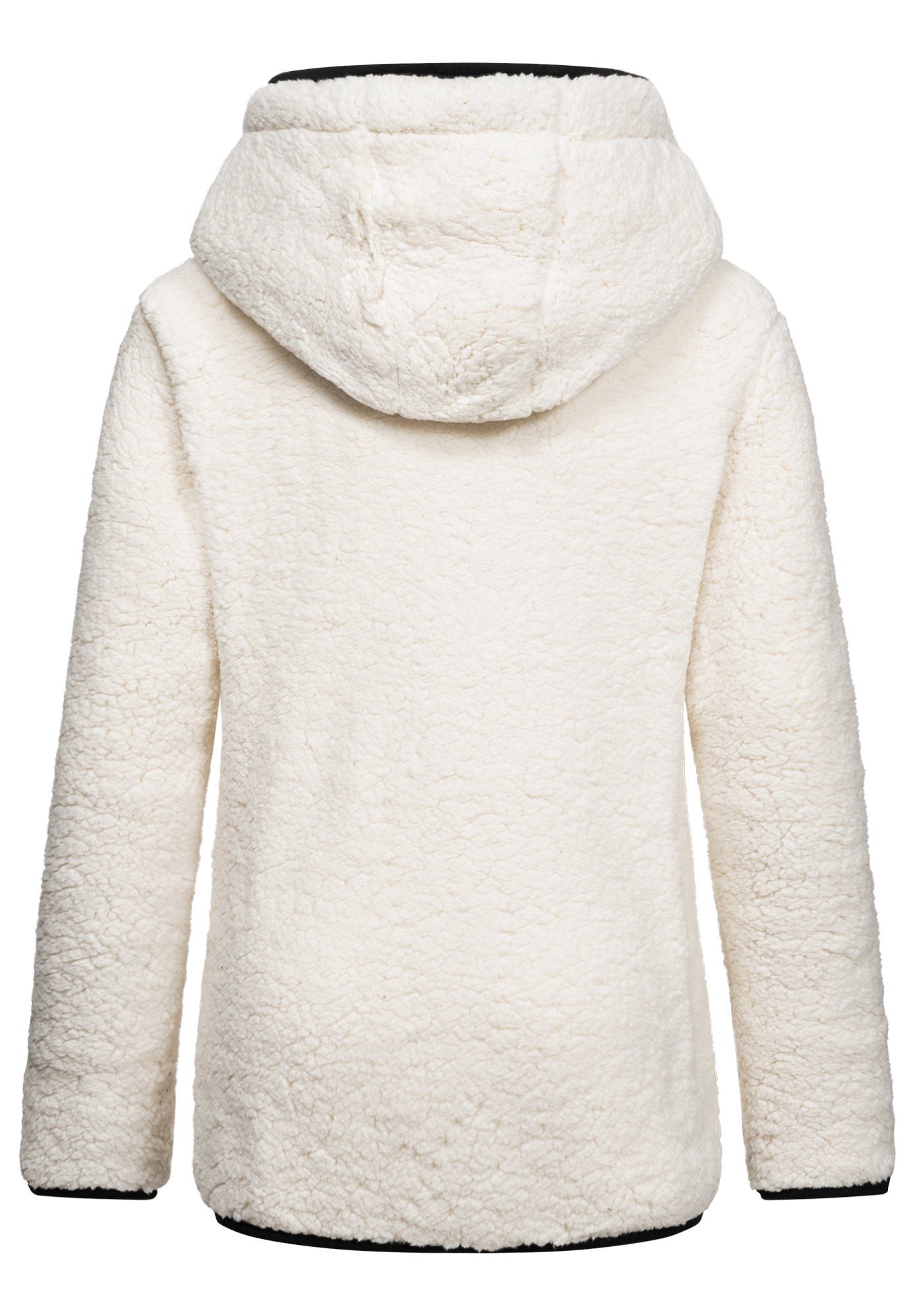 REPUBLIX Kapuzenpullover CAROL Damen Teddy Sweatjacke Plüsch Hoodie Pullove günstig online kaufen