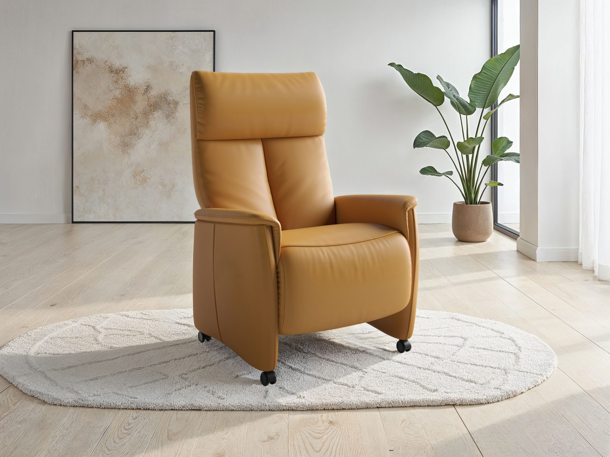 sit&more TV-Sessel Cremona Comfort, wahlweise manuell oder elektrischer Funktion mit Akku