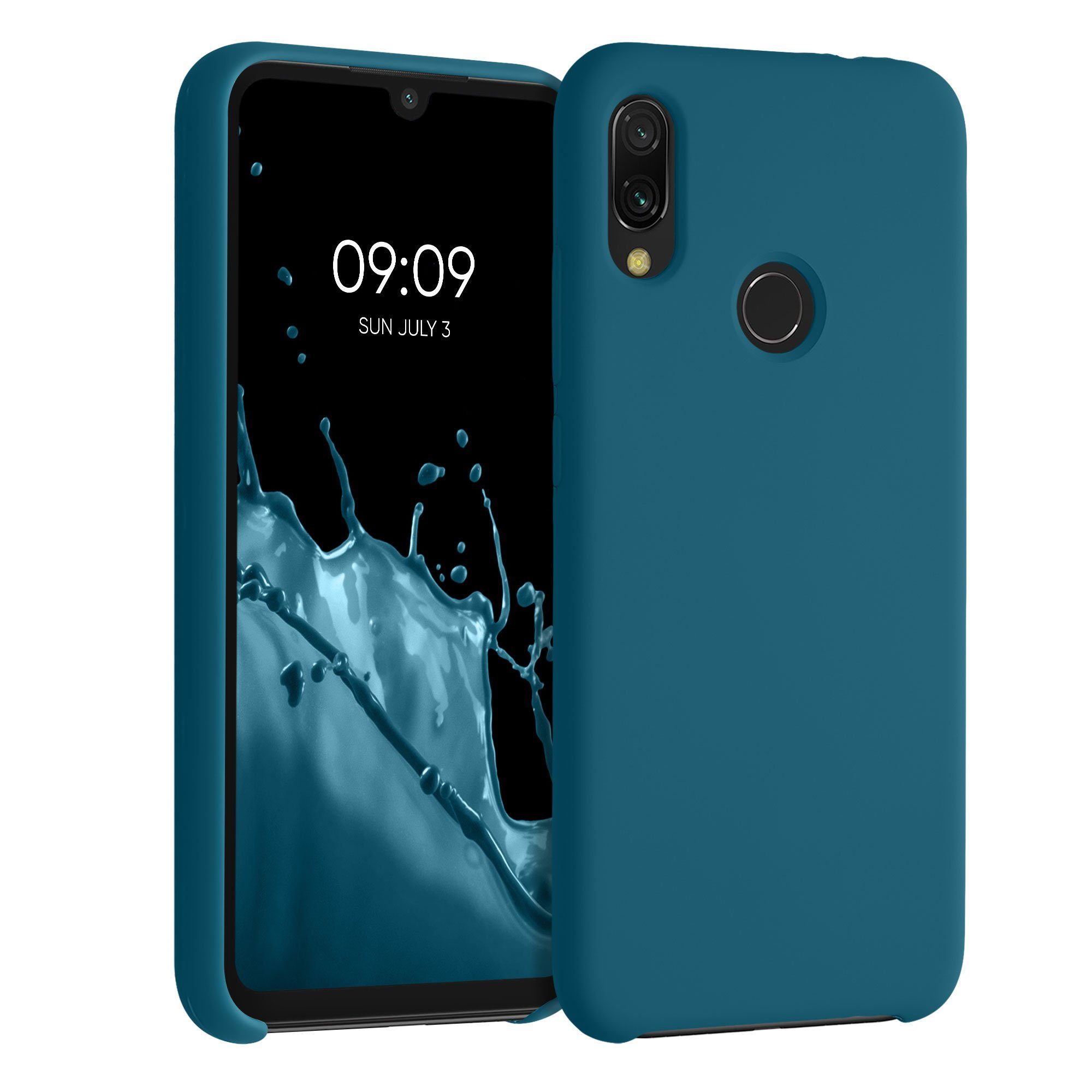 kwmobile Handyhülle Handyhülle für Xiaomi Redmi Note 7 / Note 7 Pro Hülle, Weiches Handy Silikon Case - Schutzhülle Cover