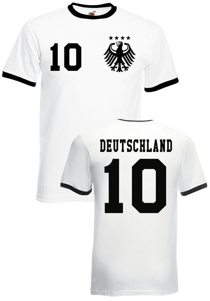 Youth Designz T-Shirt Deutschland Herren T-Shirt Fußball Trikot Look WM 2026 mit trendigem Motiv