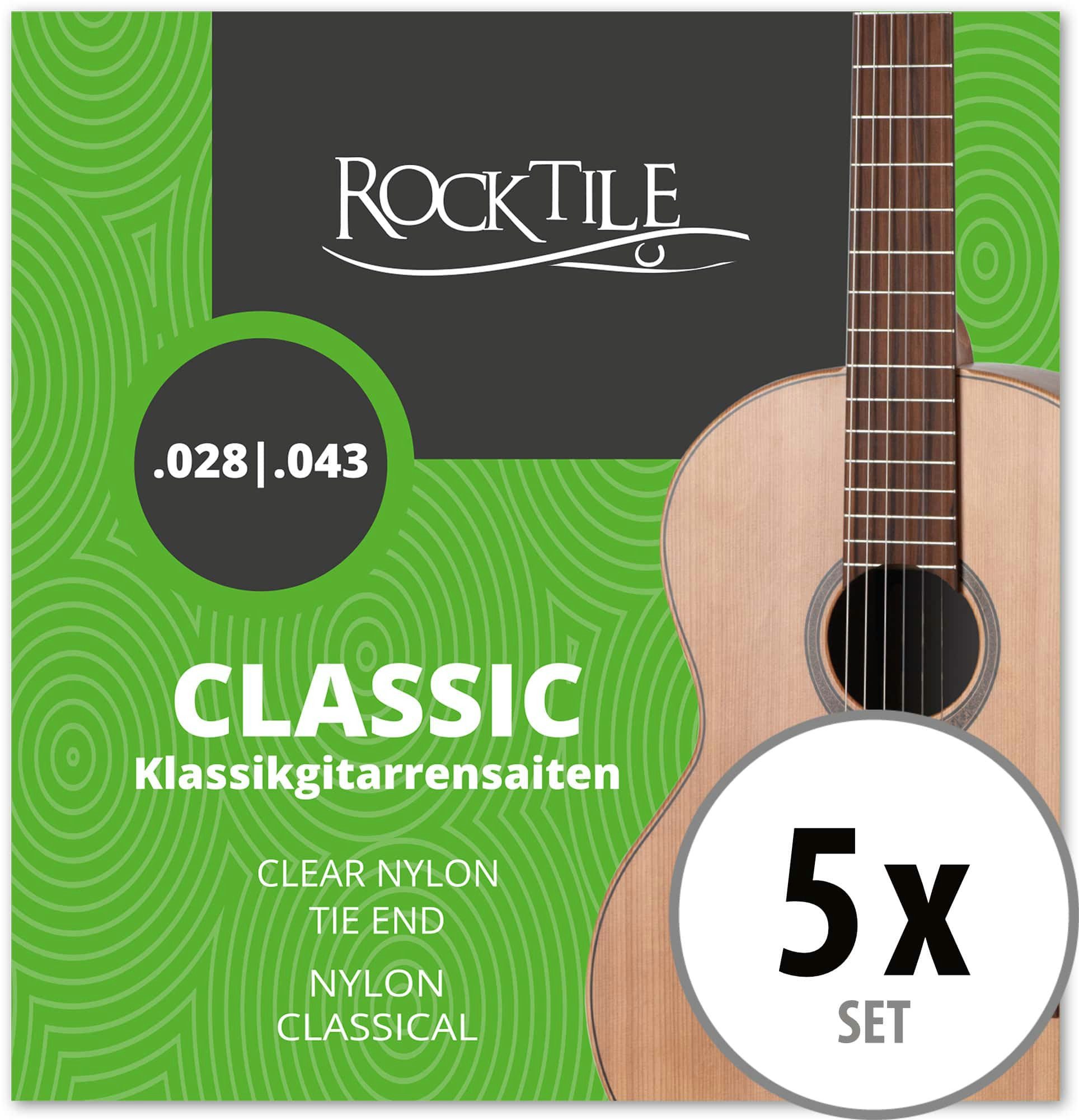Saiten Rocktile Klassikgitarrensaiten Satz