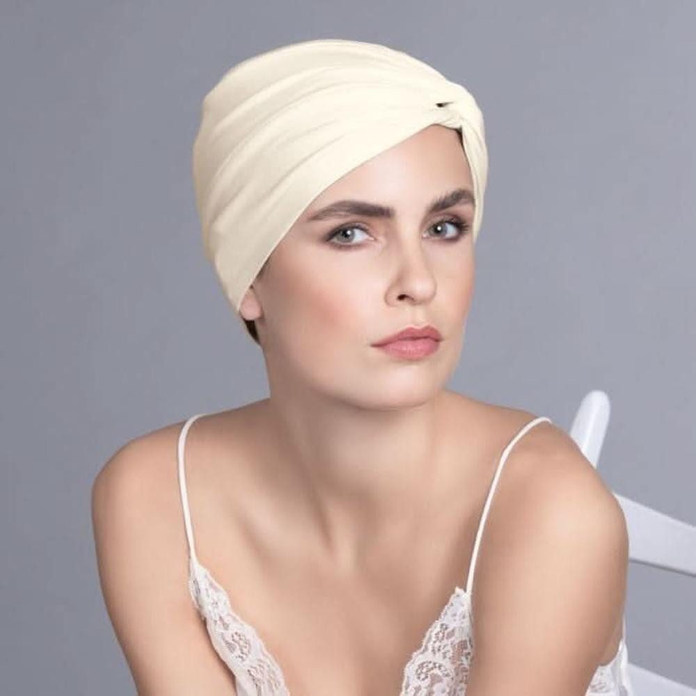 Ellen Wille Kopftuch Ellen Wille Namida, Eleganter Turban mit dekorativer Stoffschlaufe und viel Volumen.