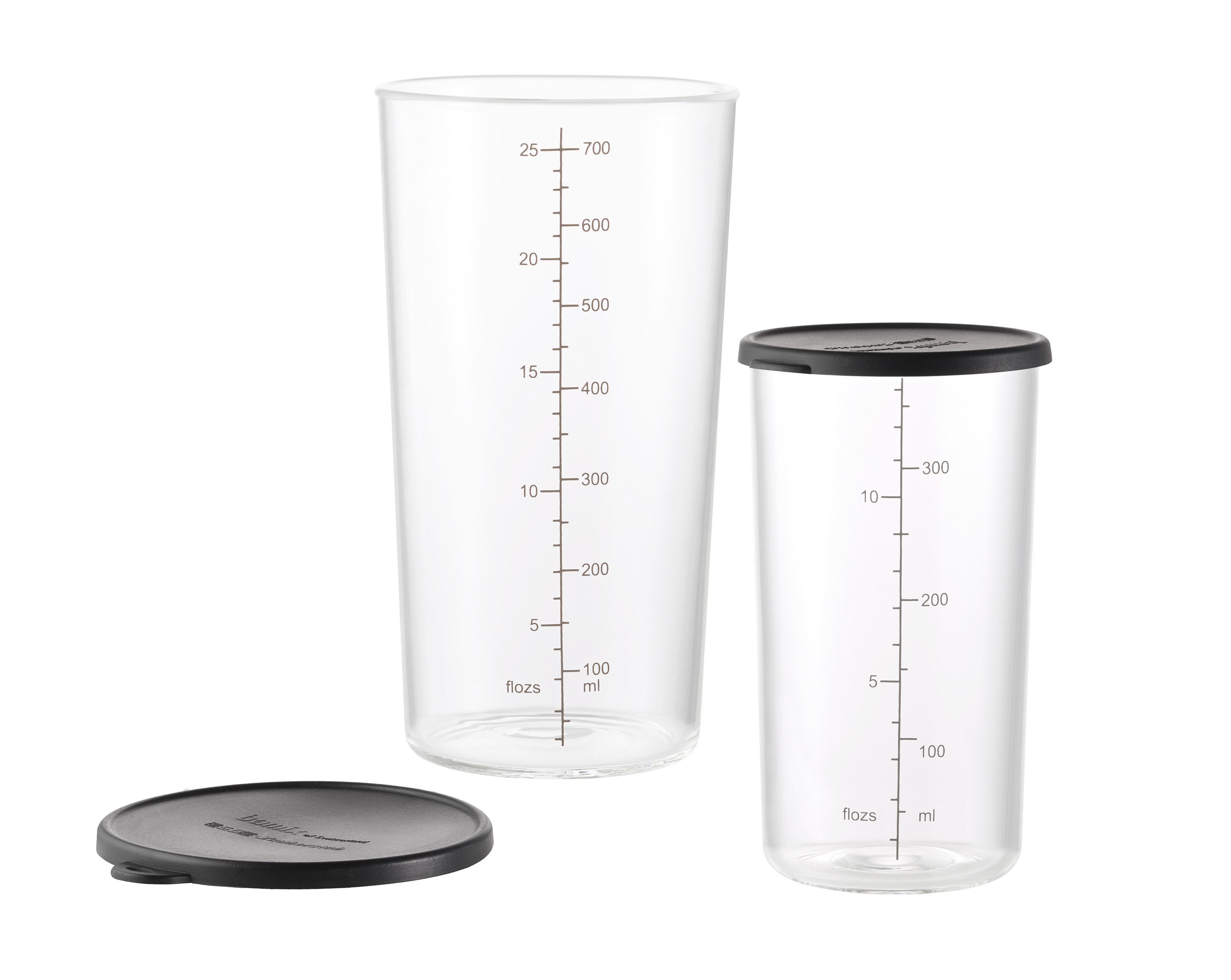 ESGE-Zauberstab Messbecher ESGE-Zauberstab Becherset-Glas 7150, (Becherset, 2 Becher mit Deckel)