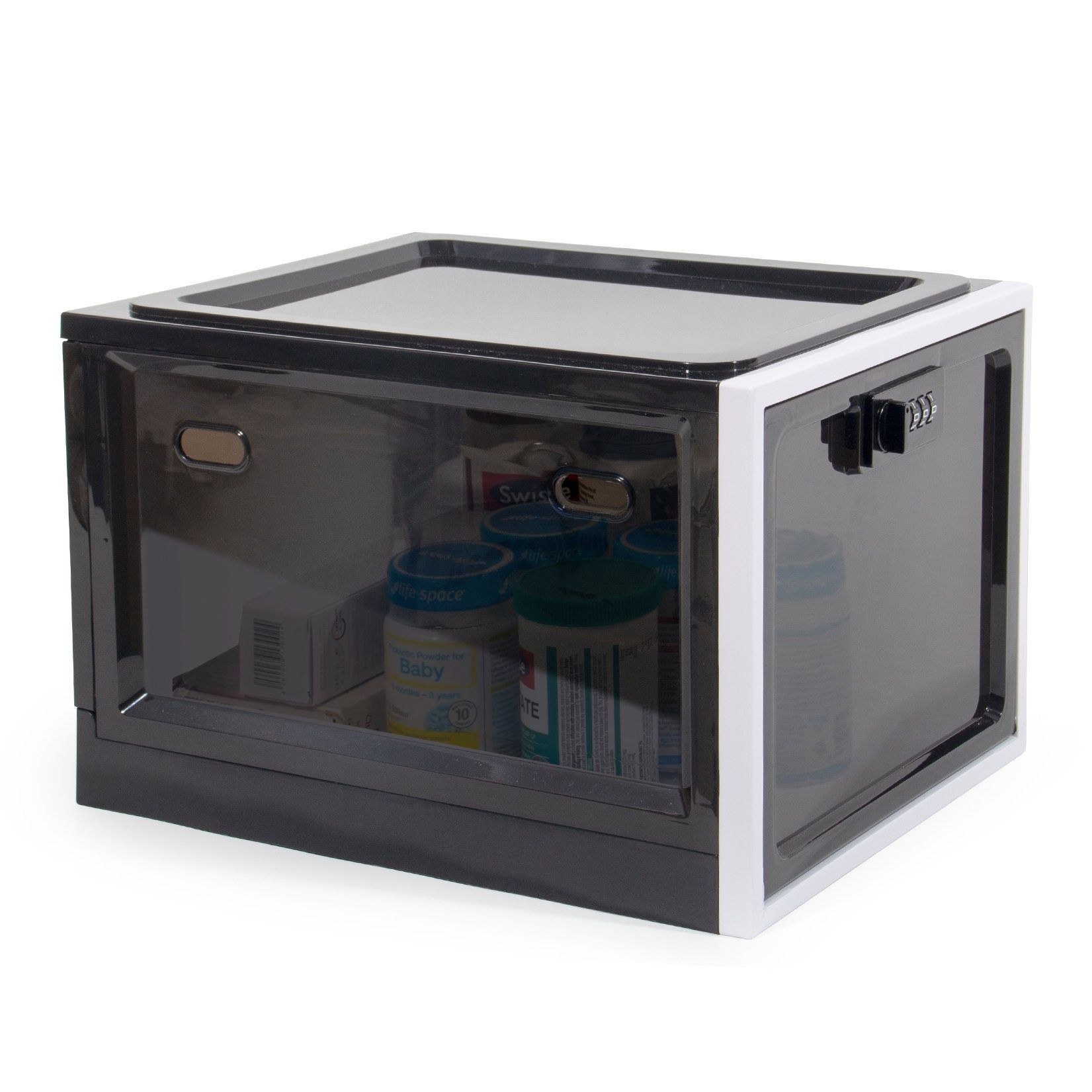 Zedelmaier Aufbewahrungsbox Aufbewahrungsbox abschließbar, faltbar für Medi günstig online kaufen