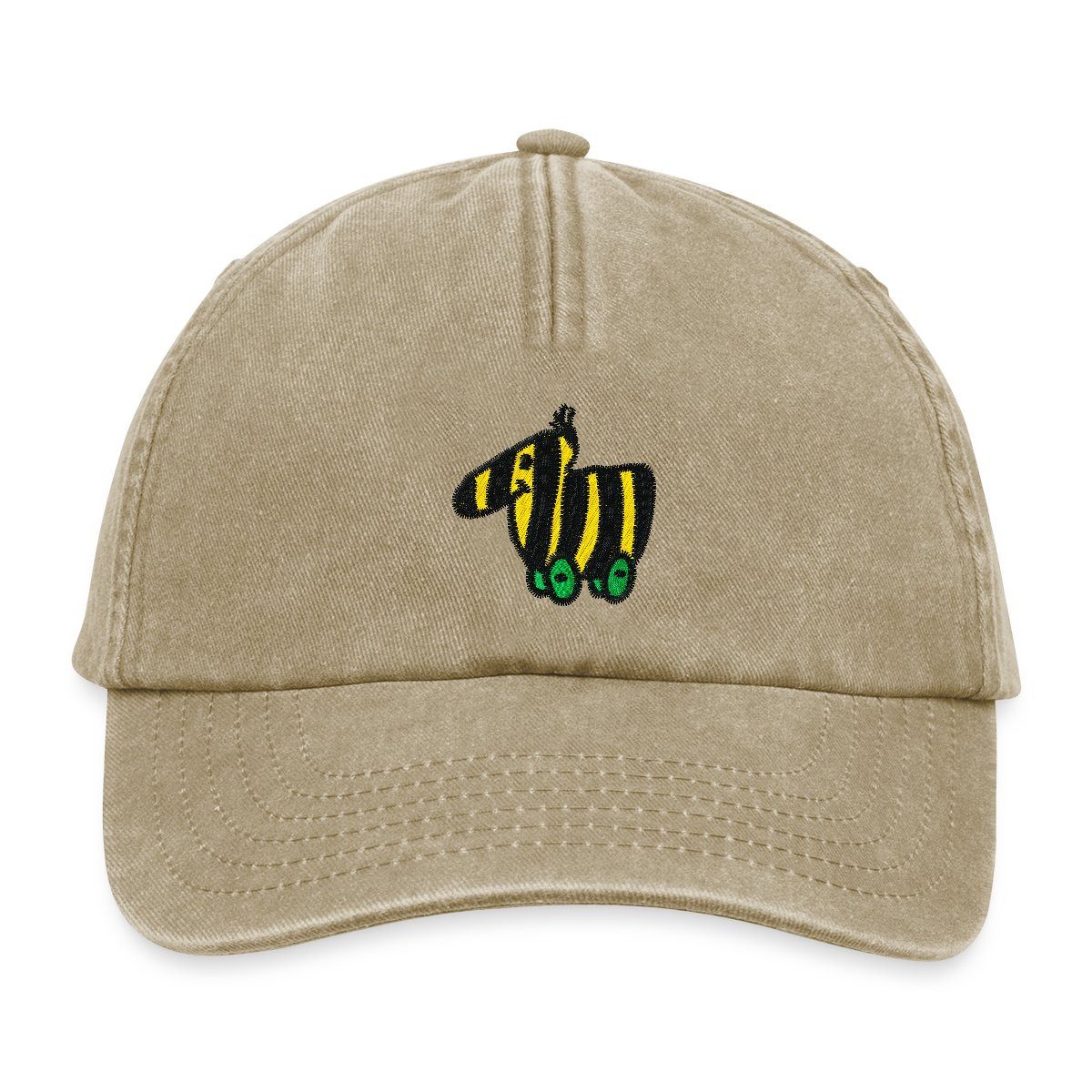 Spreadshirt Baseball Cap Janosch Tigerente Stick Vintage Cap (1-St)