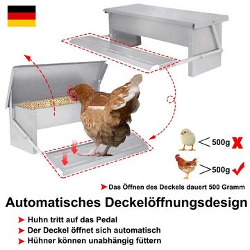 UISEBRT Futterspender Futterautomat Hühner 5kg Hühner Geflügel Futtertrog