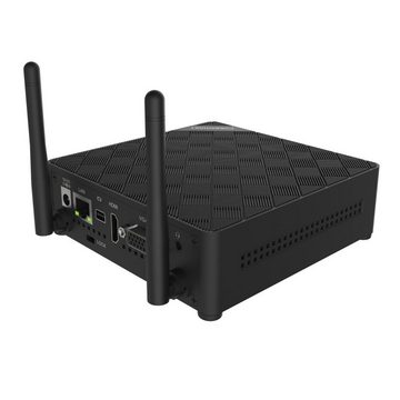 Orbsmart AW-12 Mini-PC (Intel Gemini Lake R J4125, 8GB GB RAM, lüfterlos/lautlos, 128GB int. Speicher, Windows 11 Pro 4K Computer, Desktop-PC/Büro-PC)