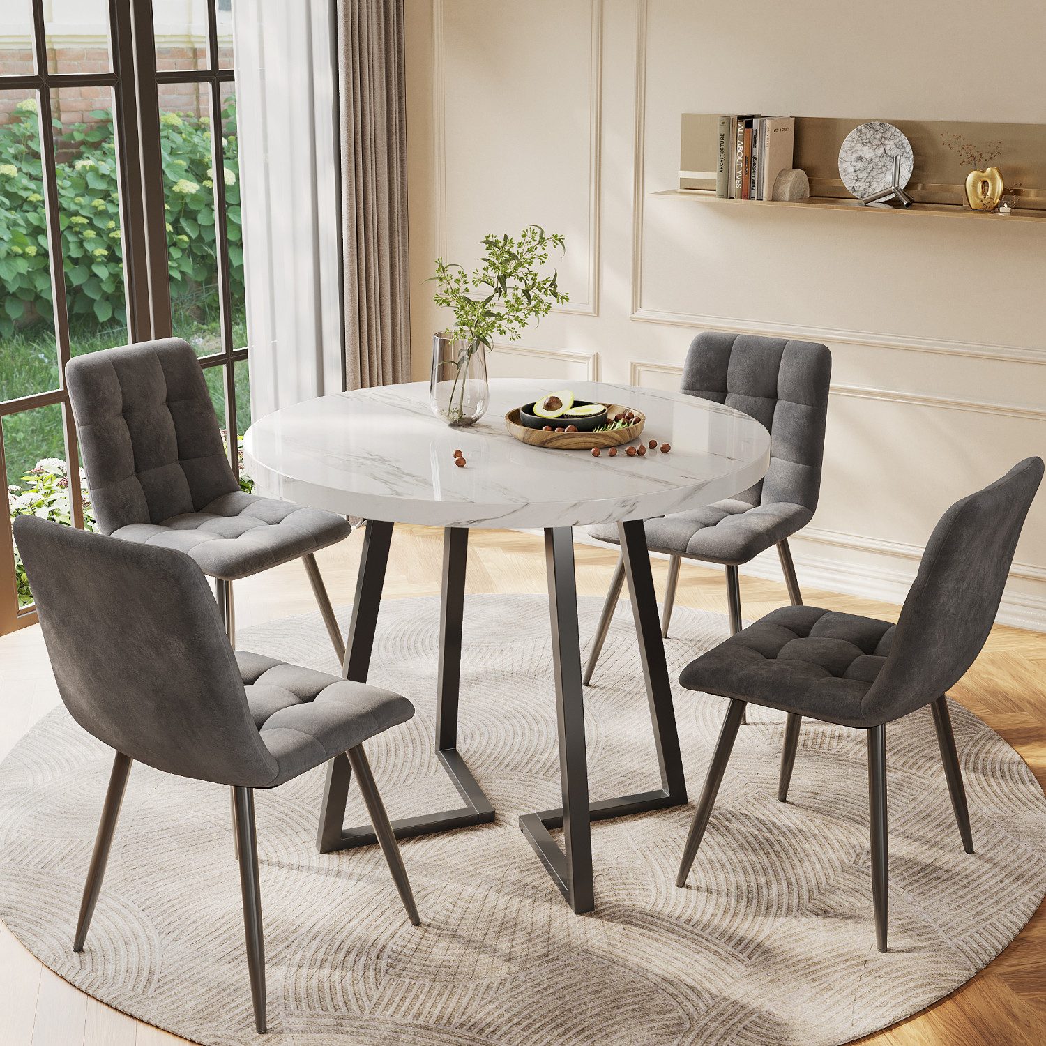 Flieks Esstisch (1-St., 1 Tisch, 80x75 günstig online kaufen