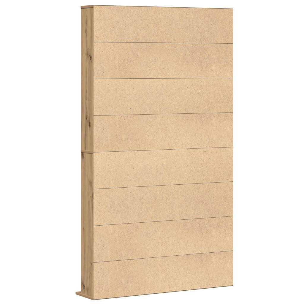 vidaXL CD-Regal CD Regal Artisan-Eiche 101 x 23 x 177,5 cm Holzwerkstoff, 1-tlg. – Bild 5 von 5