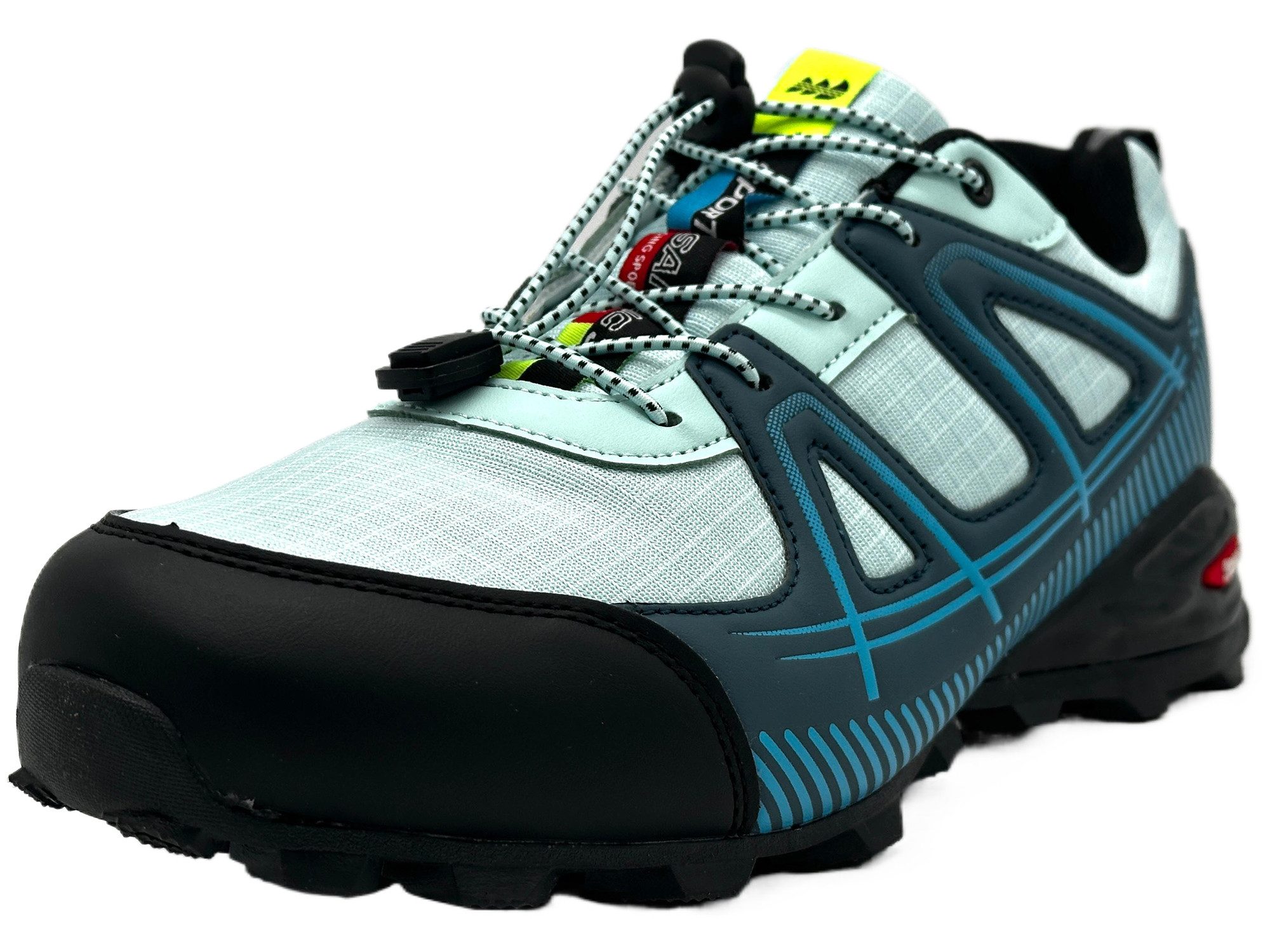 Nowaland Wanderschuhe multifunktionaler Outdoorschuh Trekkingschuh Schnellverschluss, Atmungsaktives Mesh, Stoßdämpfende Sohle
