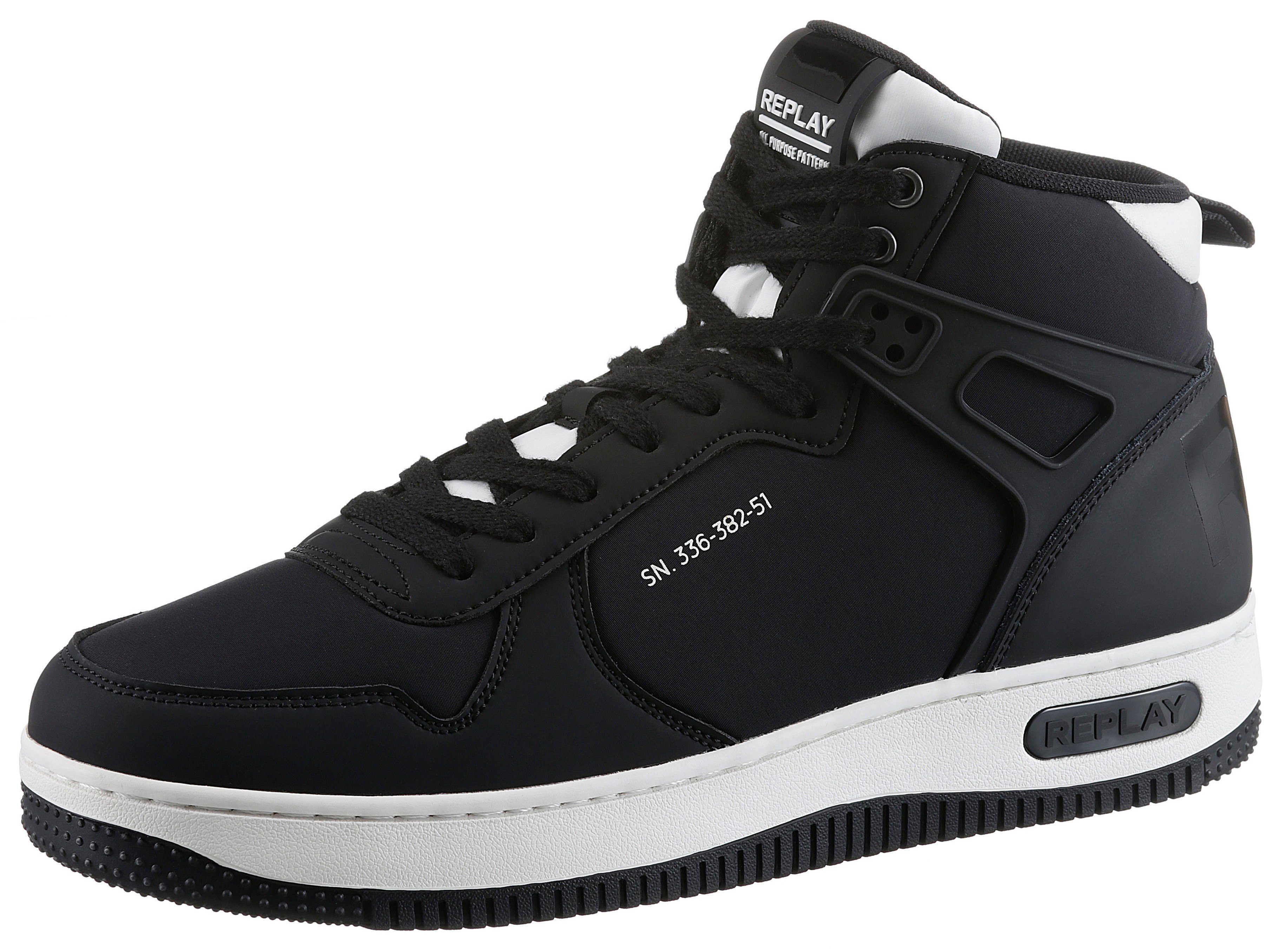 Sneaker zum M schwarz-weiß EPIC Replay Schnüren BETA