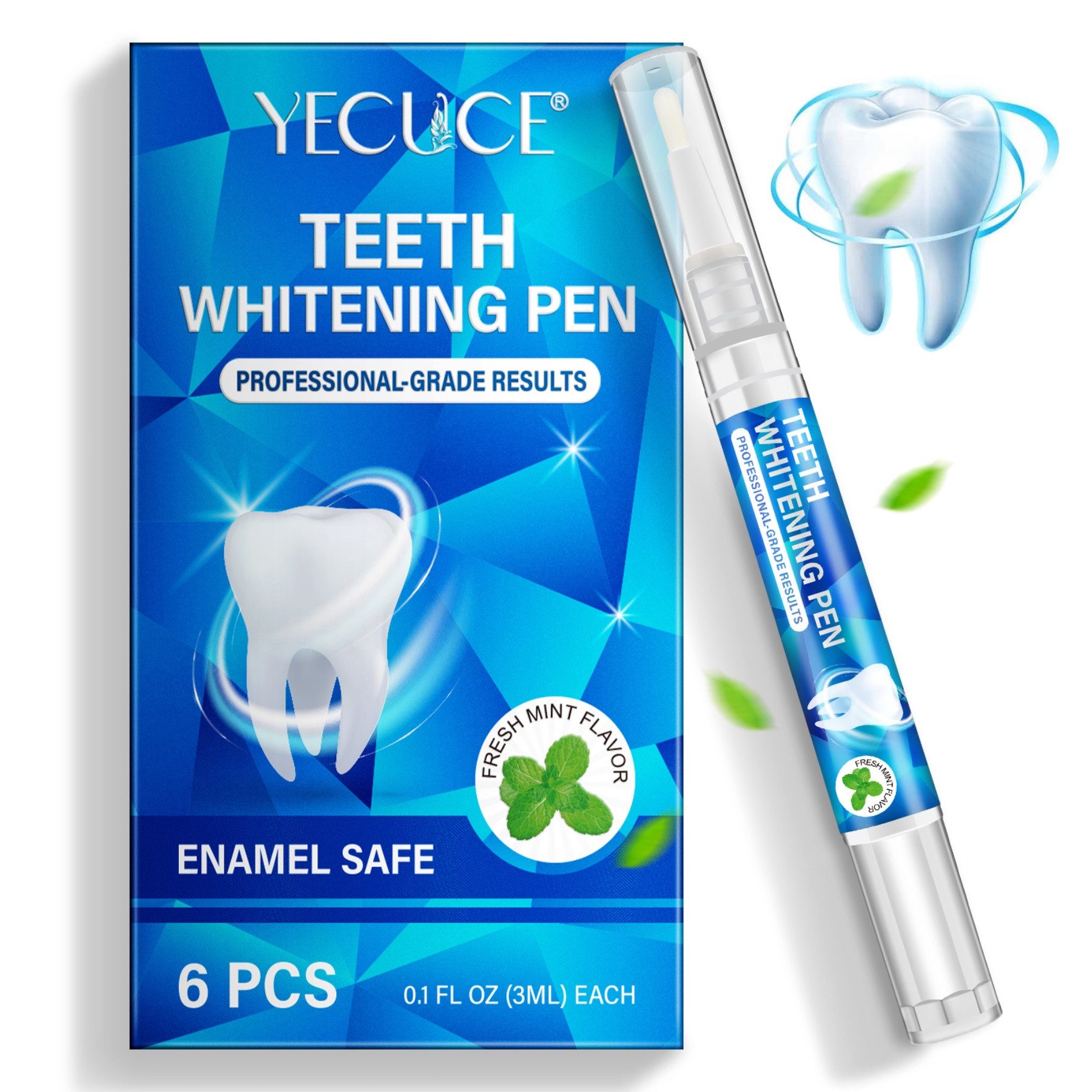 P-Beauty Cosmetic Accessories Zahnbleaching-Gel Zahnaufhellung Zahnweiß Stift Weiße Zähne Teeth Whitening Bleaching, Zahnaufhellungsgel, Zahnbleaching, Stift, Teeth Whitening Pen