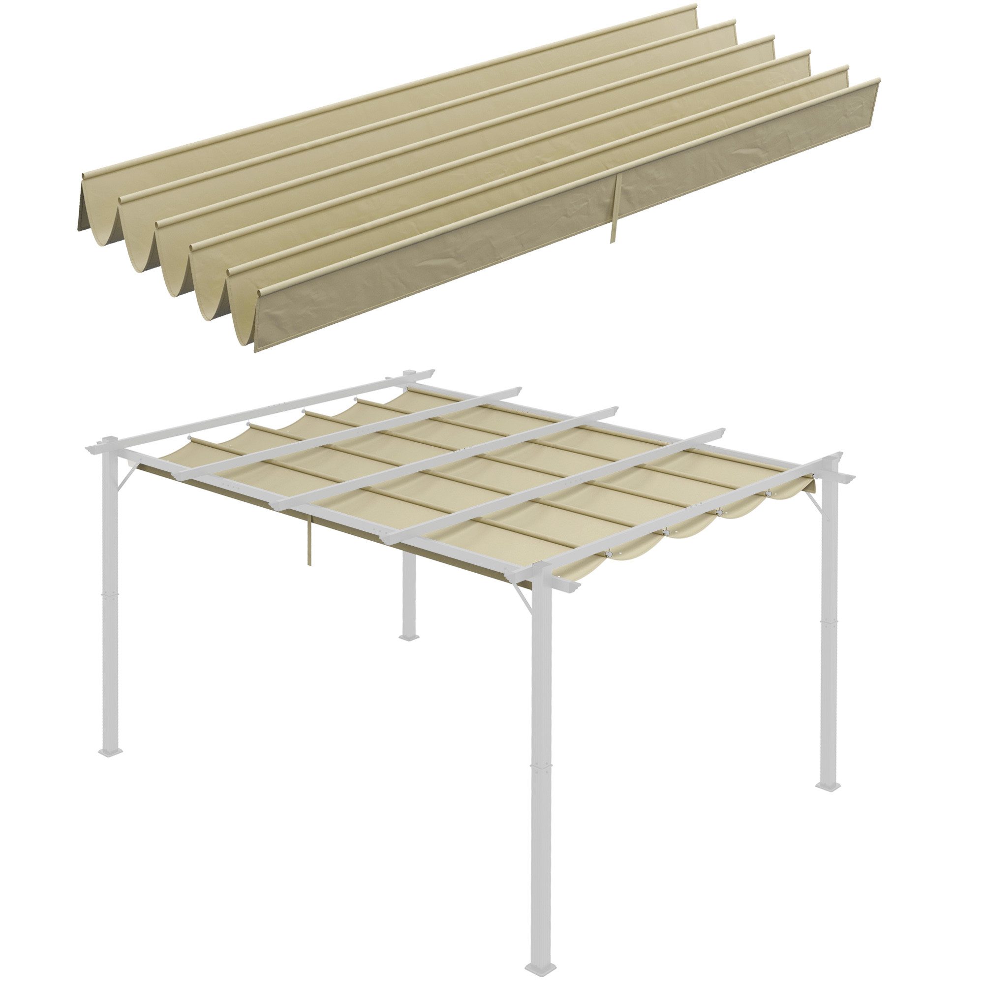 Outsunny Pavillon-Ersatzdach für 4 x 3 günstig online kaufen