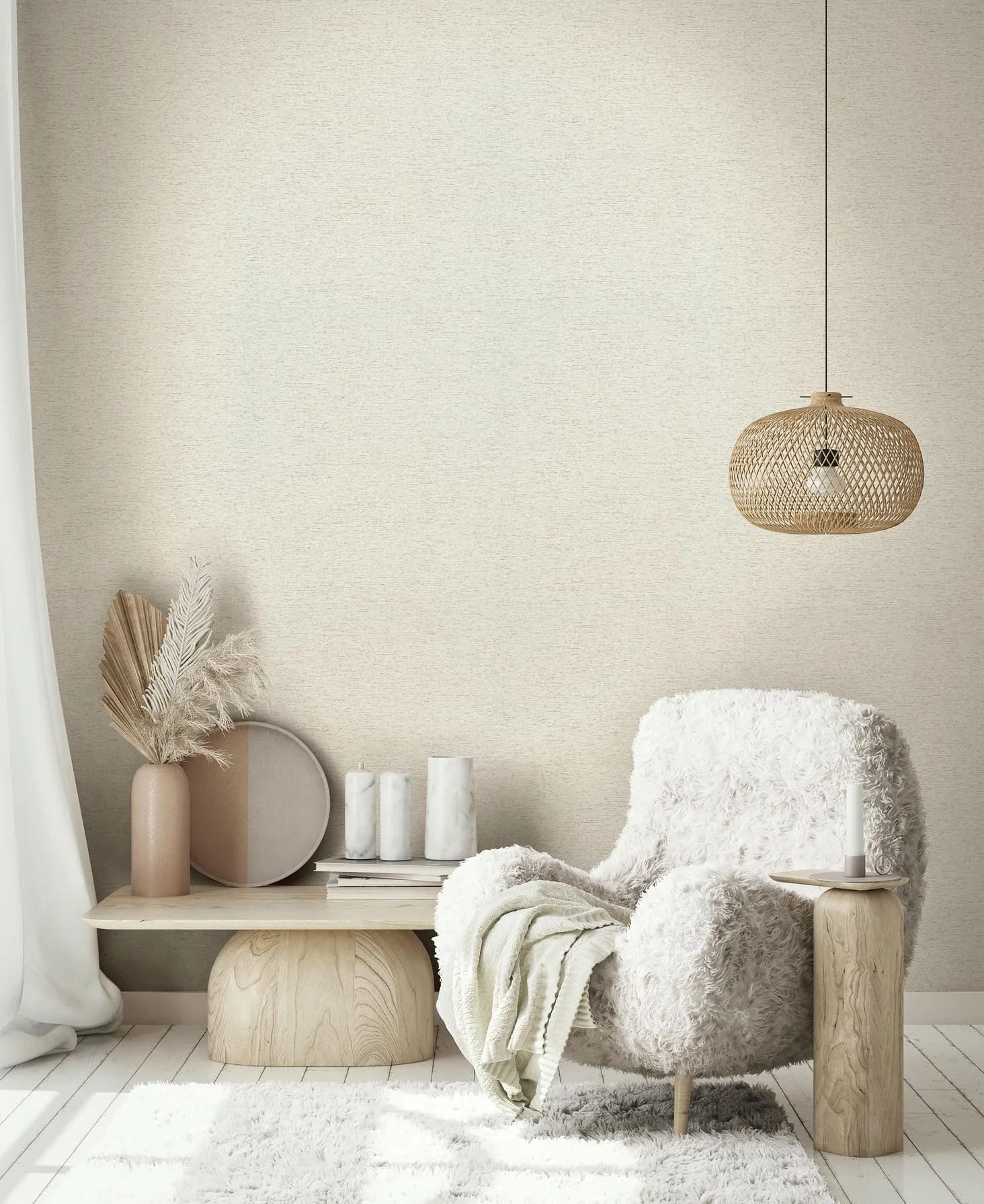 Marburg Vliestapete Tapete Pure Line, geprägt, uni, moderne Vliestapete für Wohnzimmer Schlafzimmer Küche