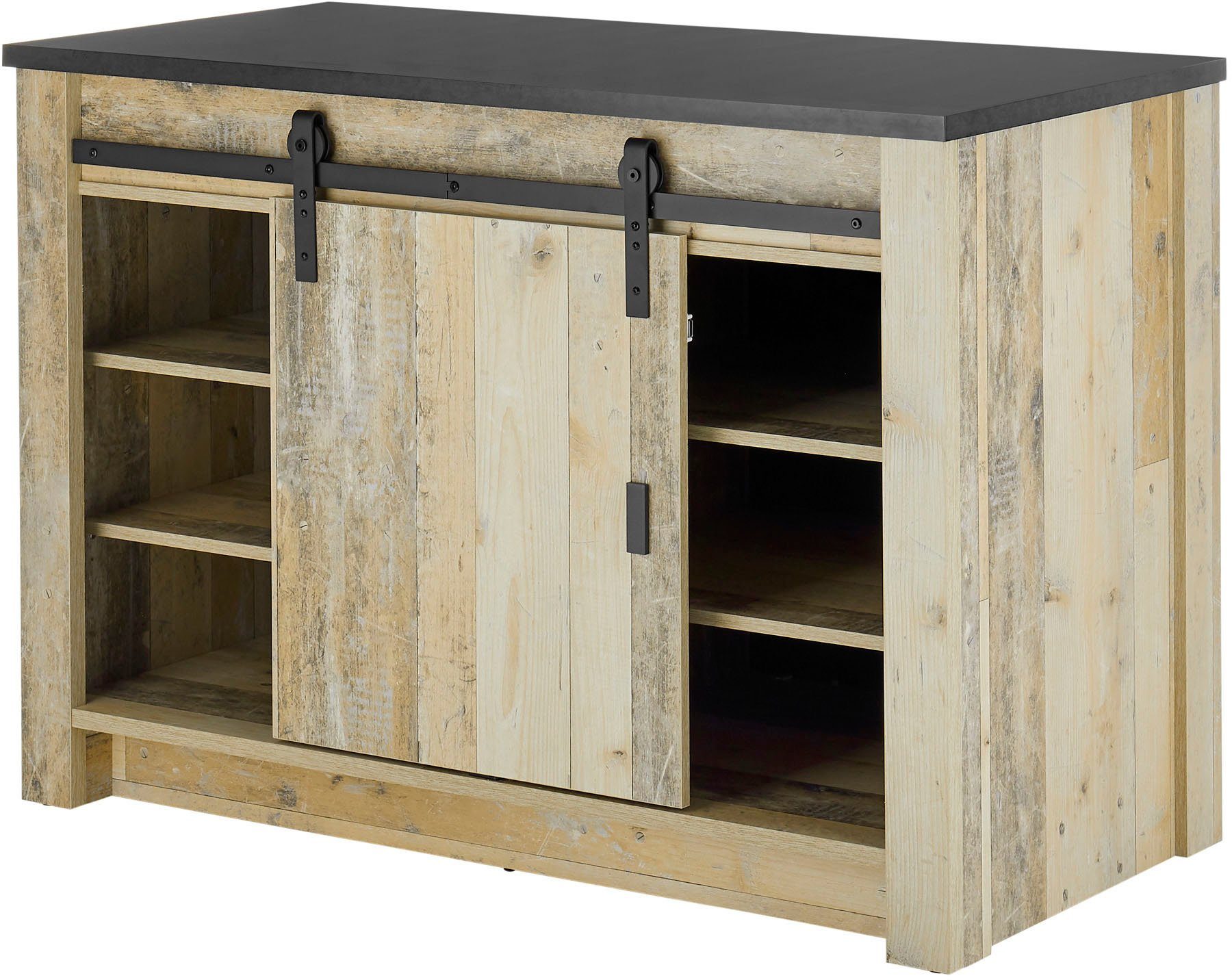 Home affaire Pantryküche Sherwood, Breite 131 cm, ohne E-Geräte