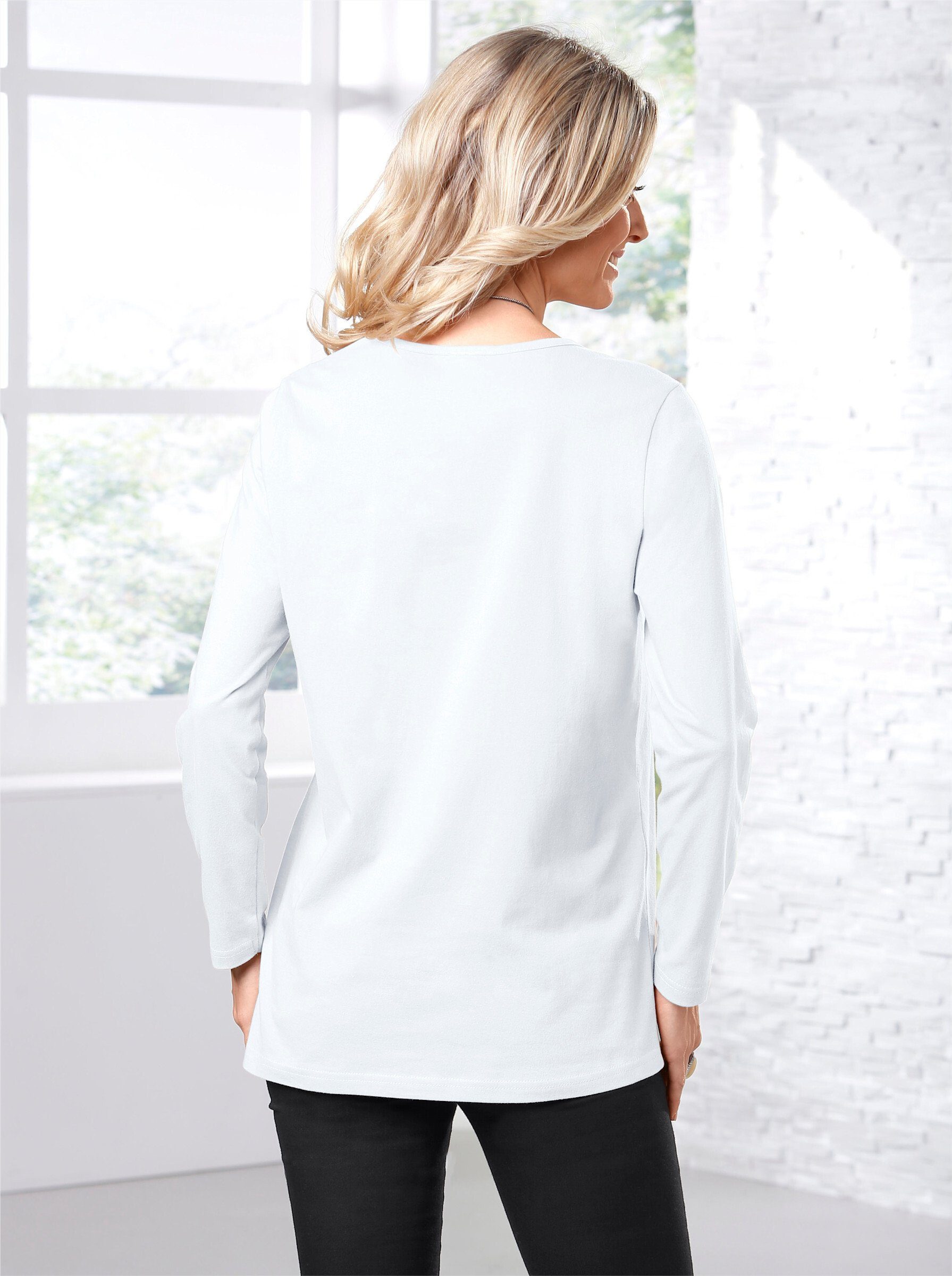 Sieh an! T-Shirt Langarmshirt günstig online kaufen