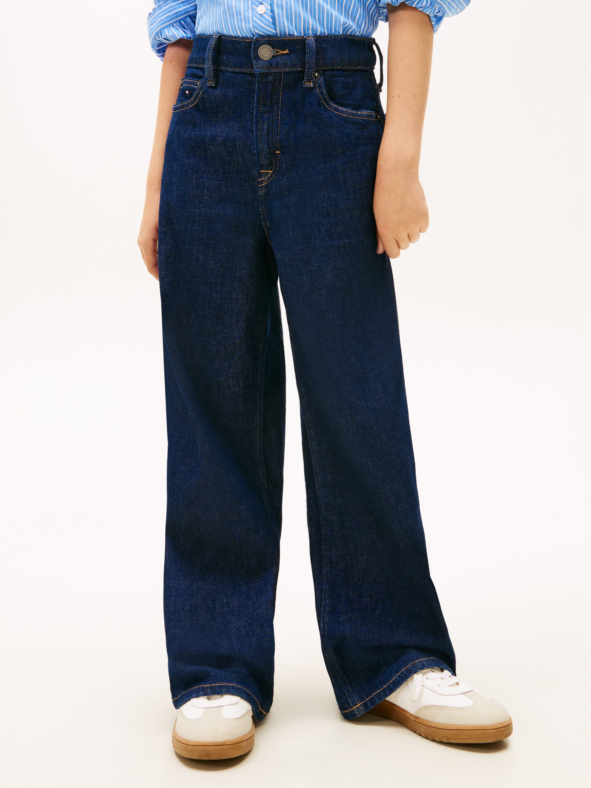 Tommy Hilfiger Schlagjeans MABEL RINSE JEANS Regular fit, für Kinder bis 16 Jahre