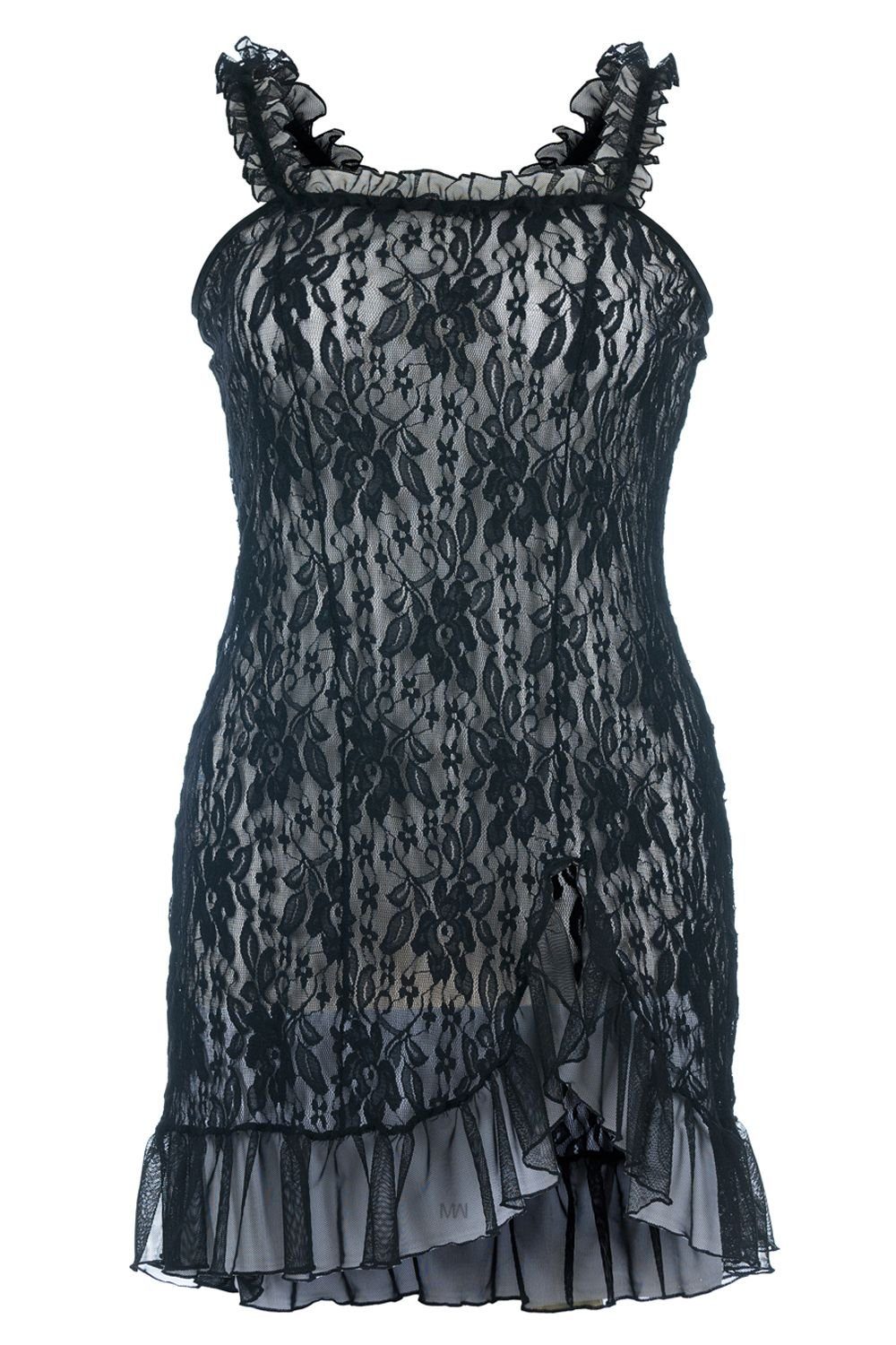 Andalea Negligé Negligee in schwarz - 38/40