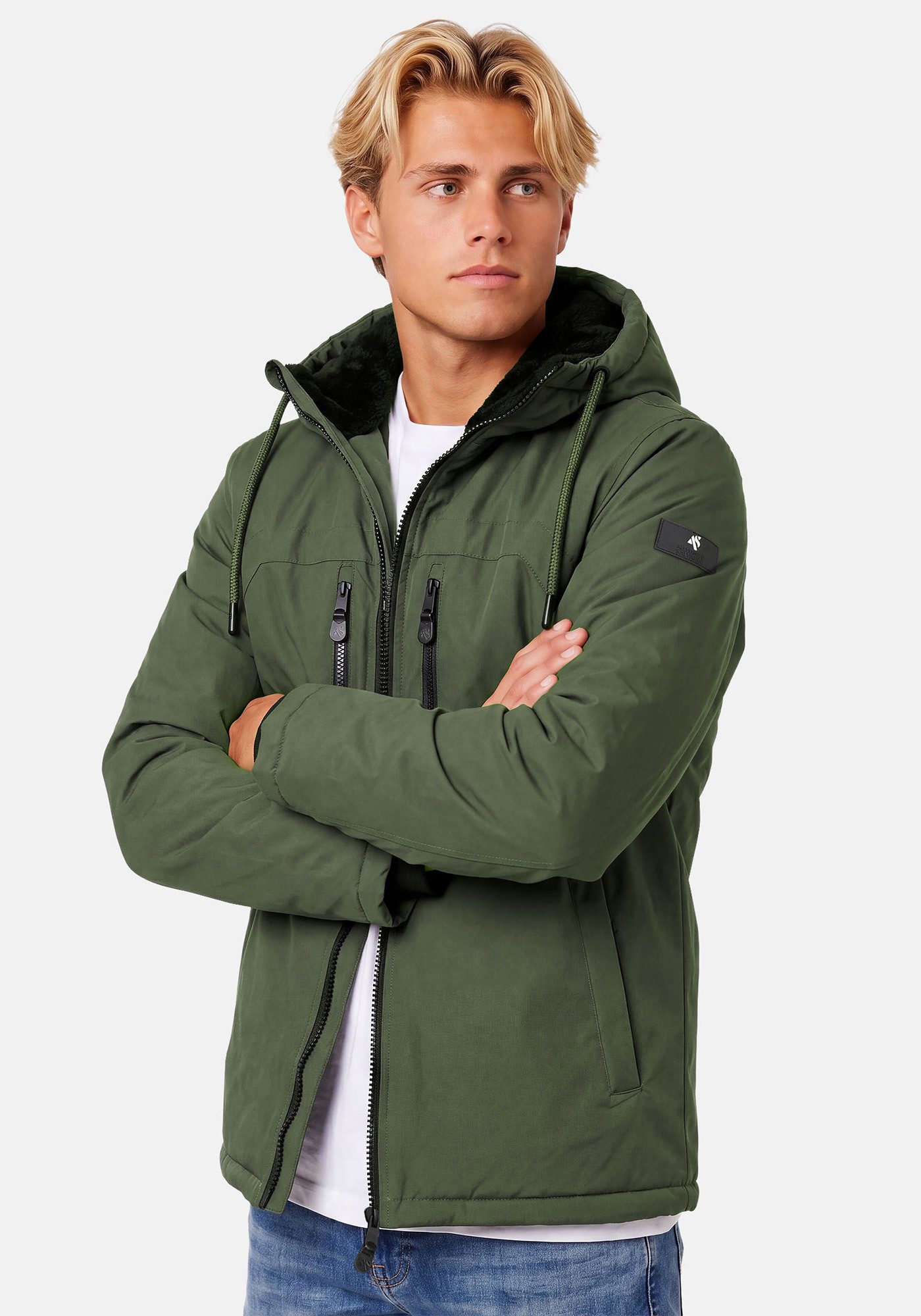 Alessandro Salvarini Winterjacke ASMori mit warmem Teddyfell – Bild 3 von 5