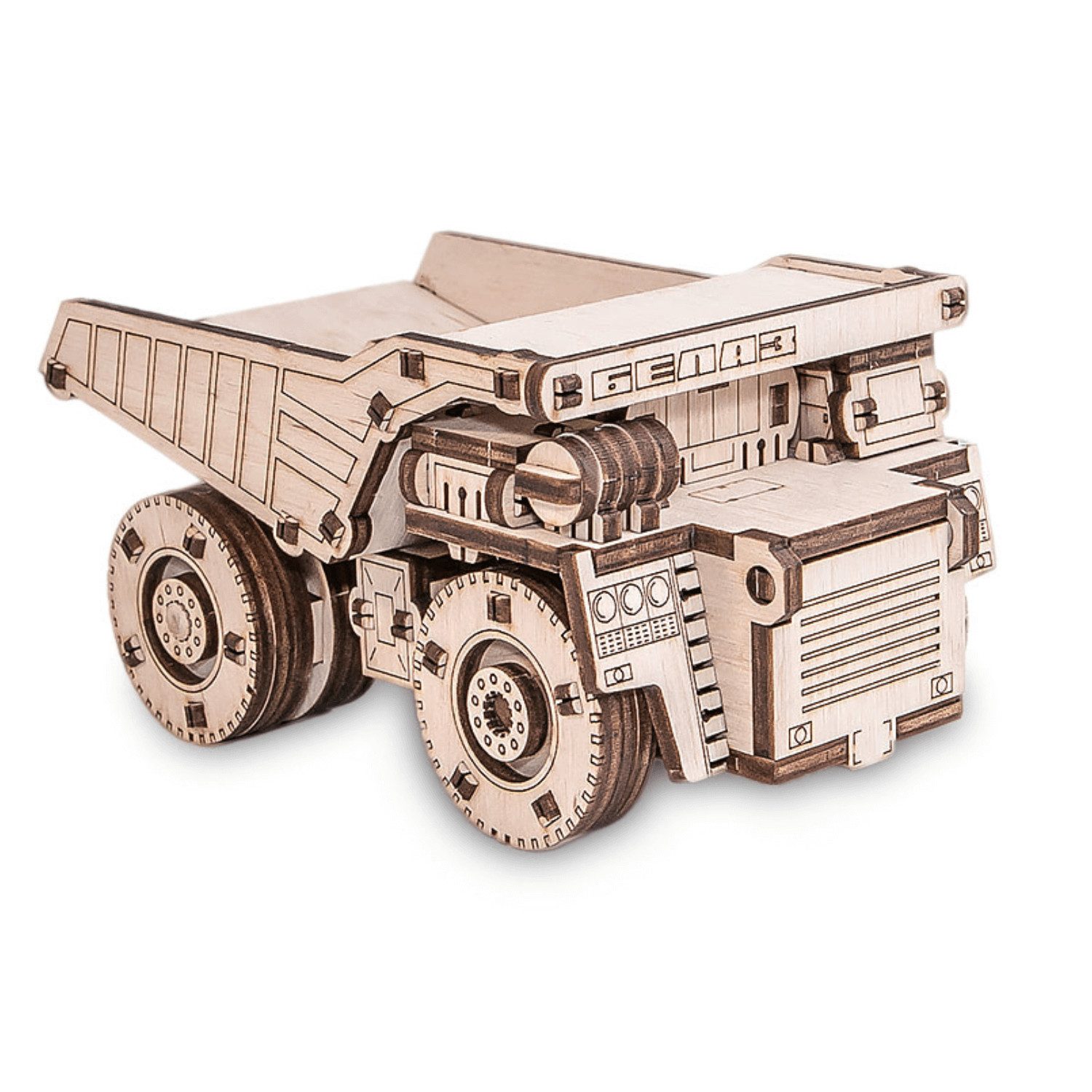 Eco Wood Art 3D-Puzzle Belaz Mini 3D Puzzle, 105 Puzzleteile