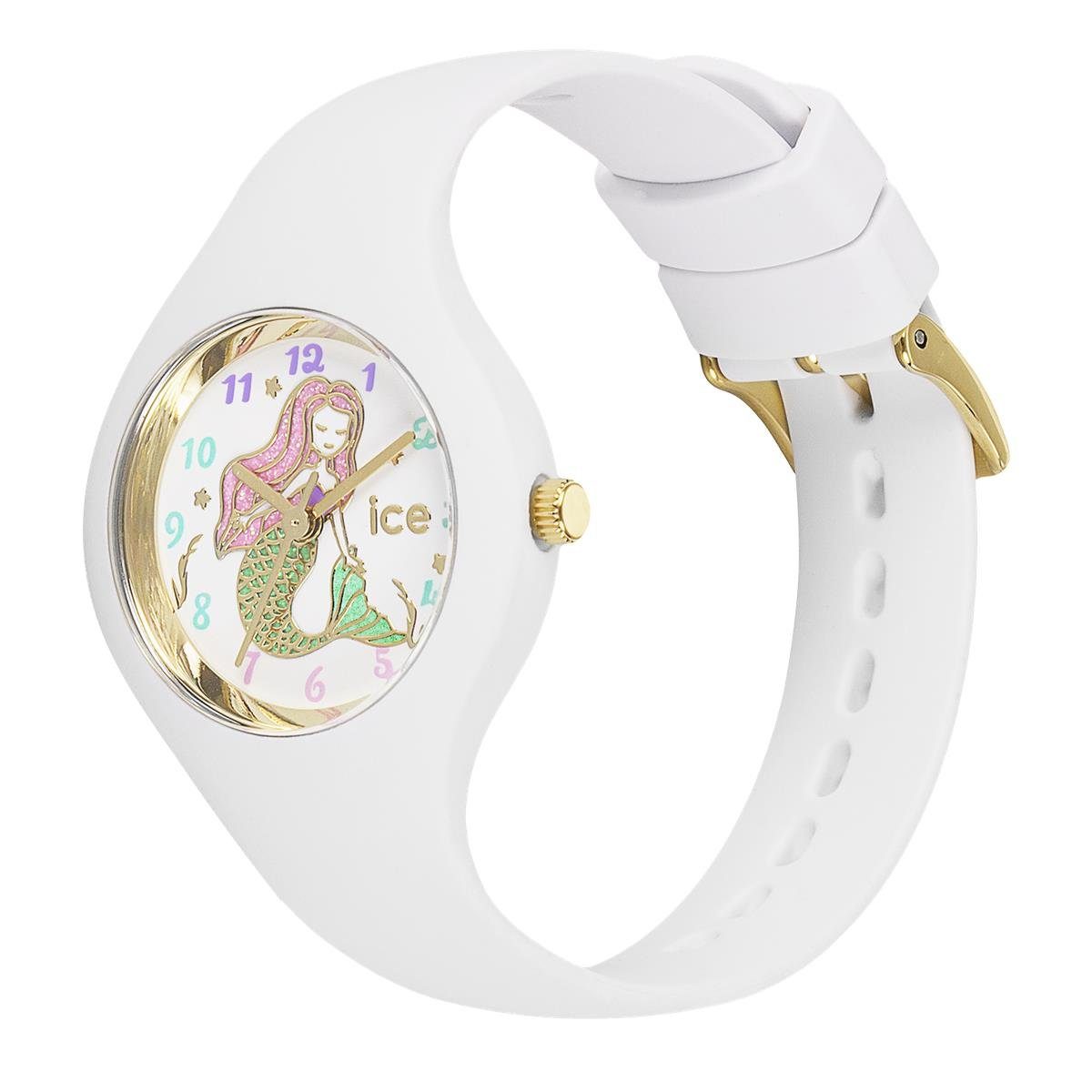 Quarzuhr Uhr Fantasia (1-tlg) XS, Mermaid, White ICE 020944 Kinder ice-watch Ice-Watch