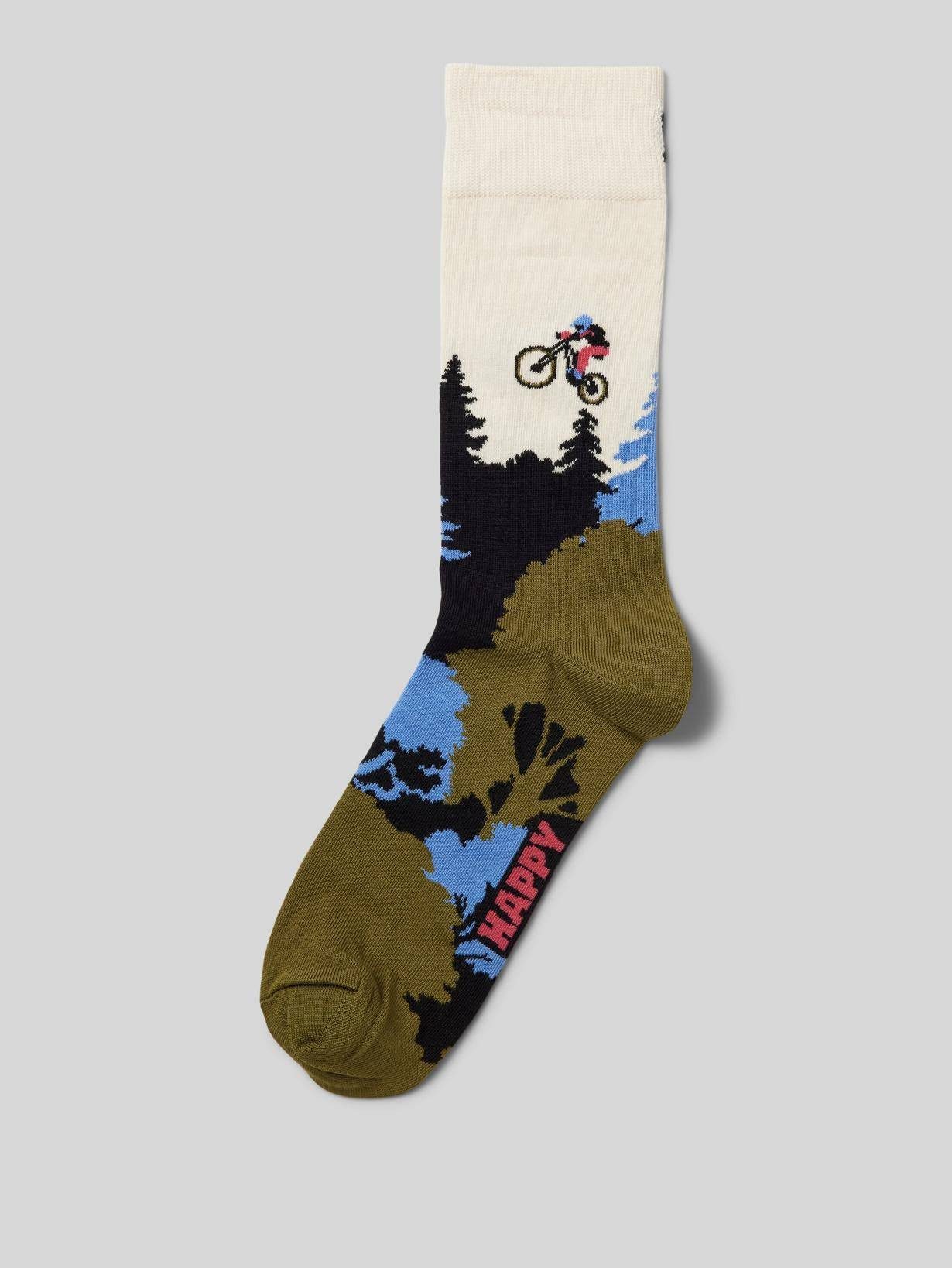 Happy Socks Freizeitsocken Mountain Bike Socken günstig online kaufen