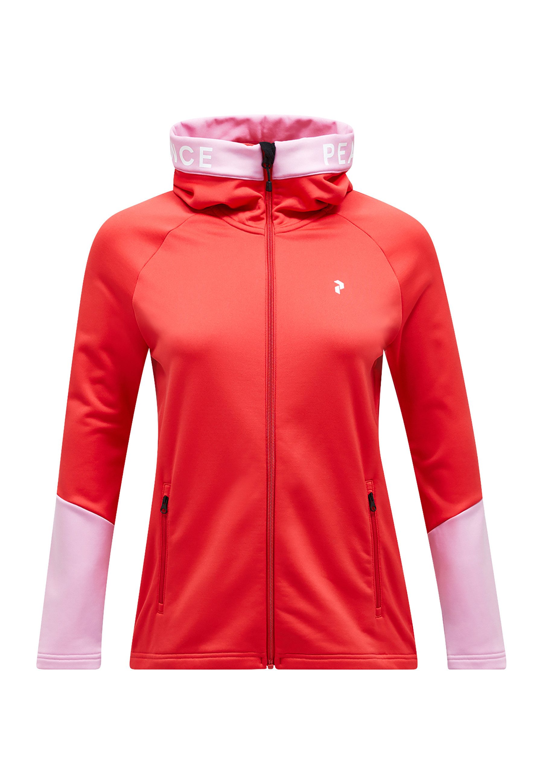 Fleecejacke W Rider Zip Hood