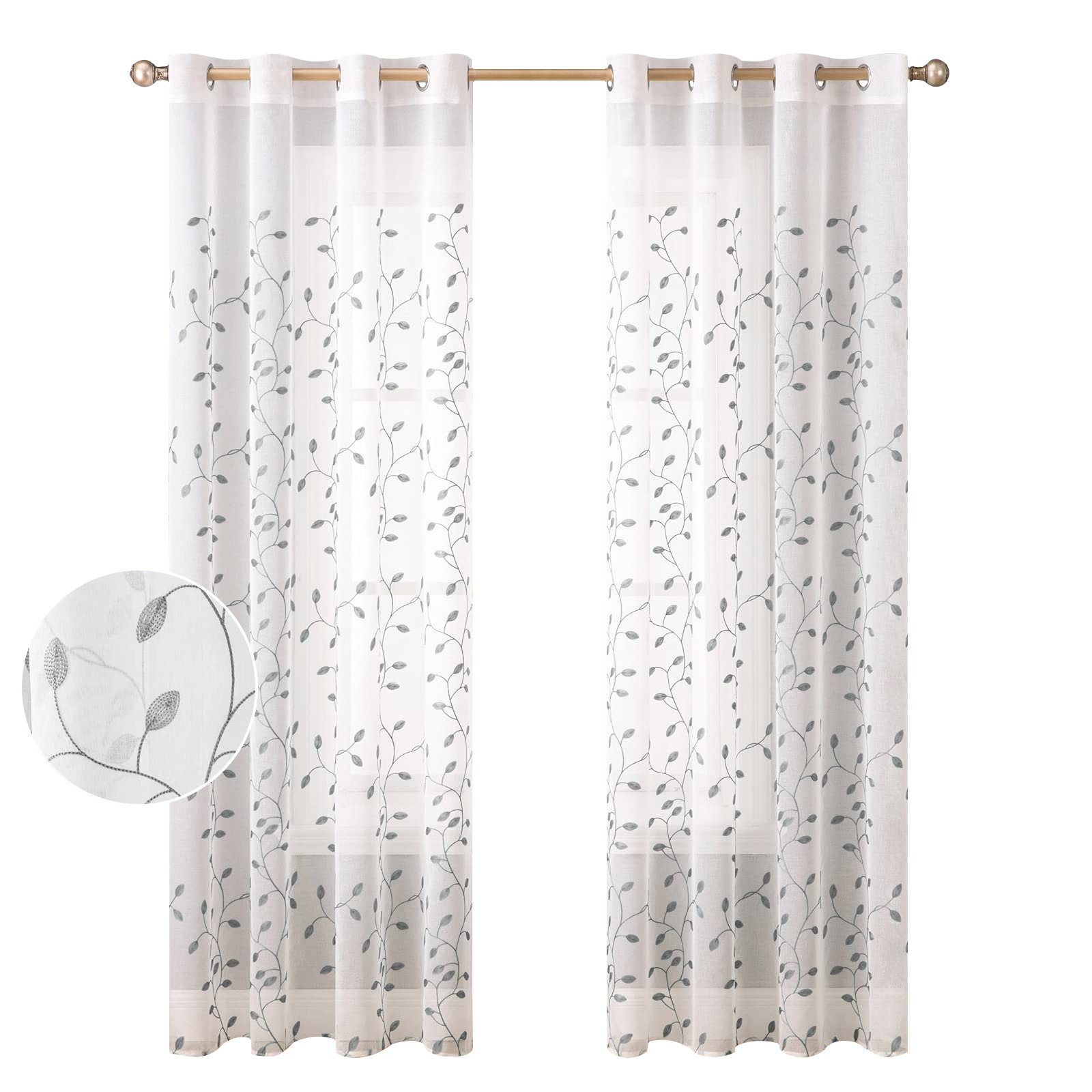 BYSURE Vorhang, Ösen (2 St), transparent, günstig online kaufen
