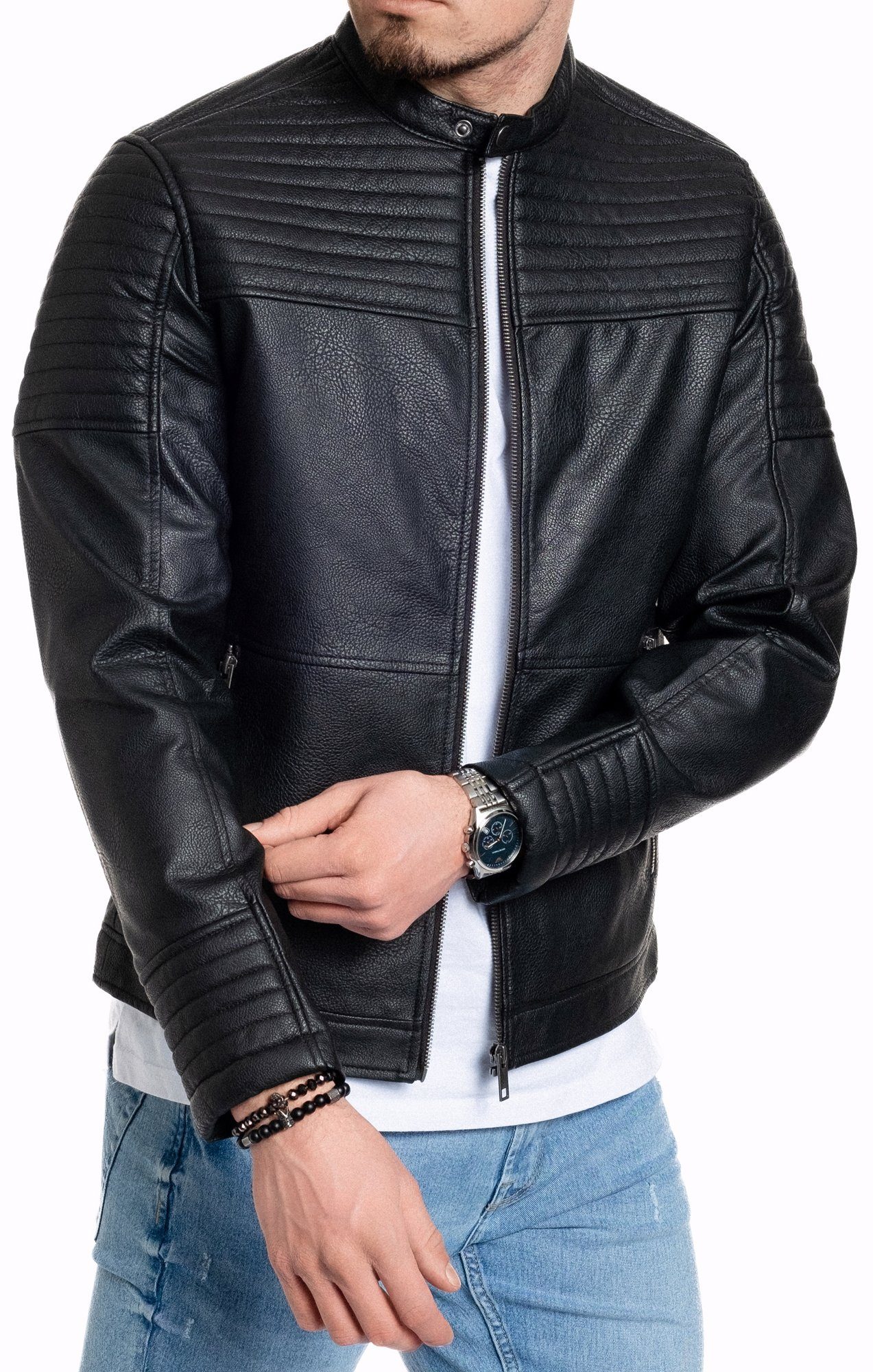 Jack & Jones Bikerjacke hochwertige Slim günstig online kaufen