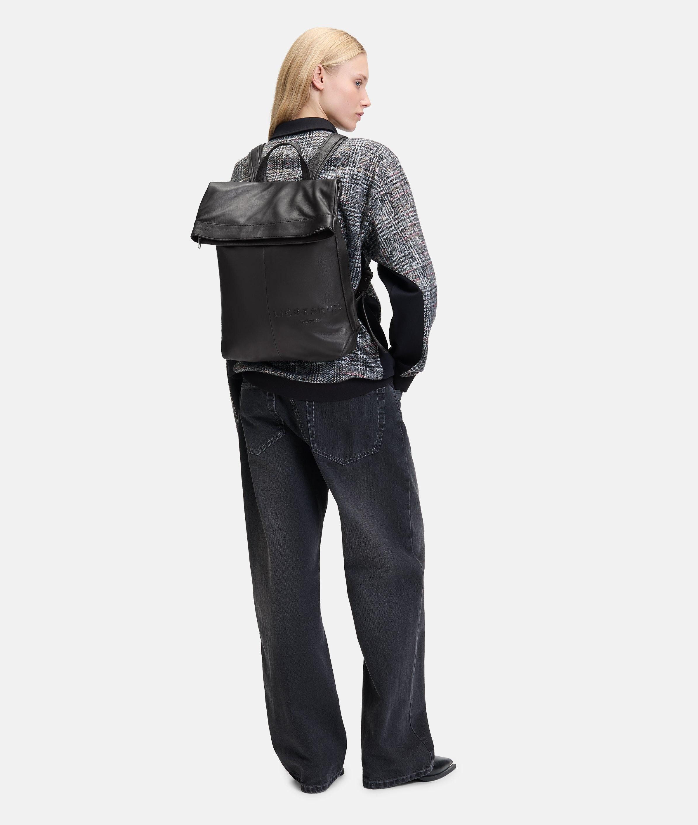 Liebeskind Berlin Rucksack Elvira Rucksack L, Großer Rucksack aus Schafsleder