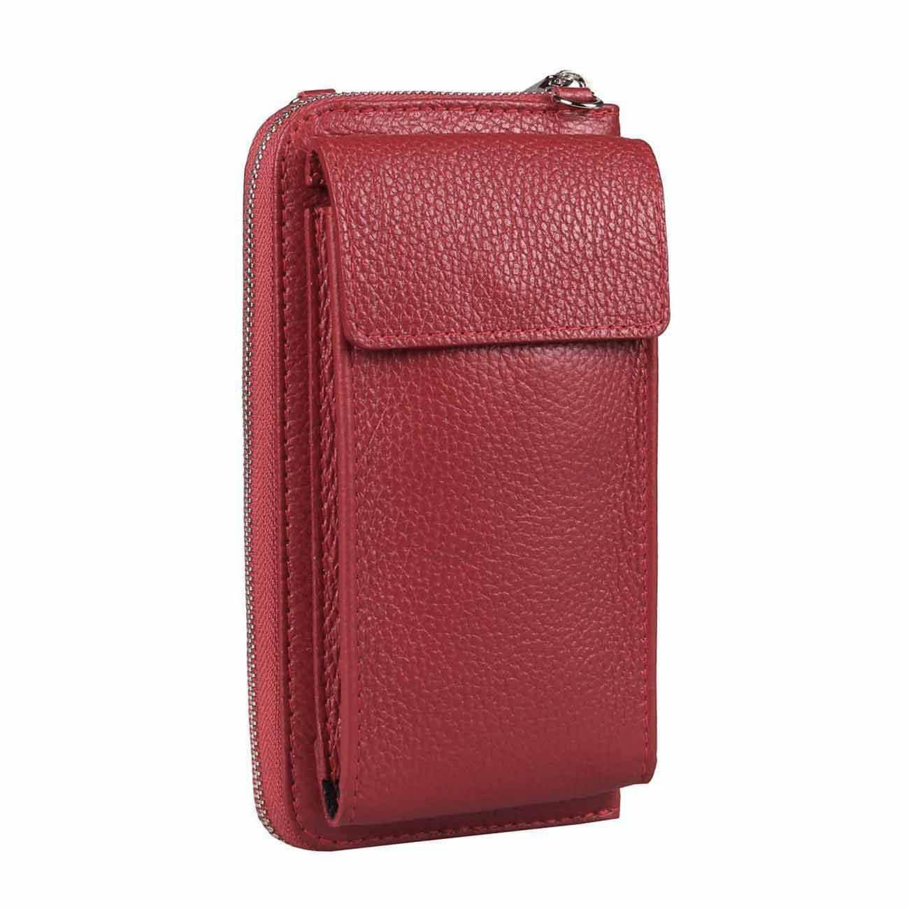 Schultertasche Damen Leder Handytasche Tasche CrossBody