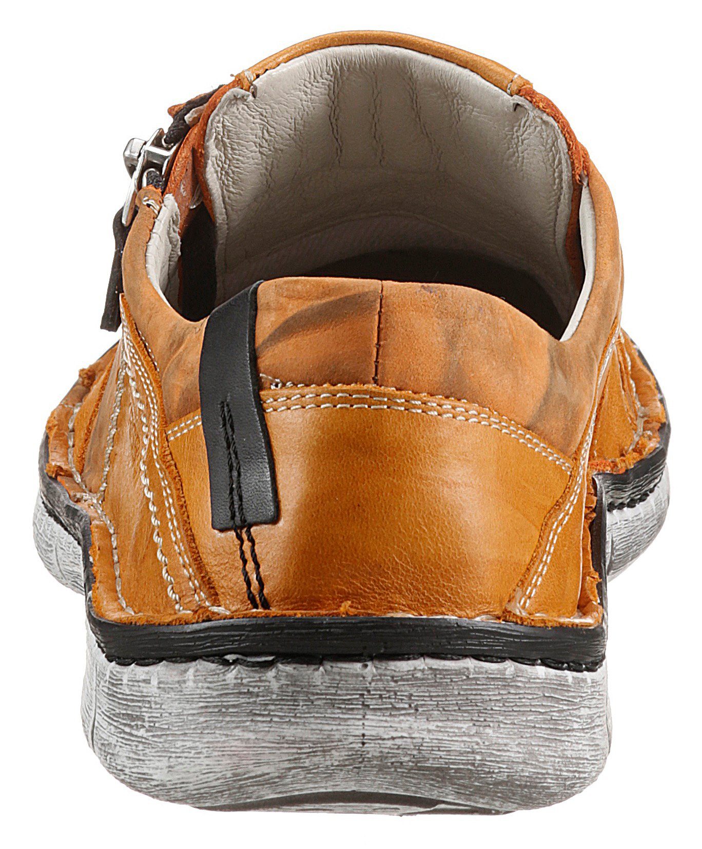 Schuhe Halbschuhe KRISBUT Schnürschuh mit praktischem Außenreißverschluss