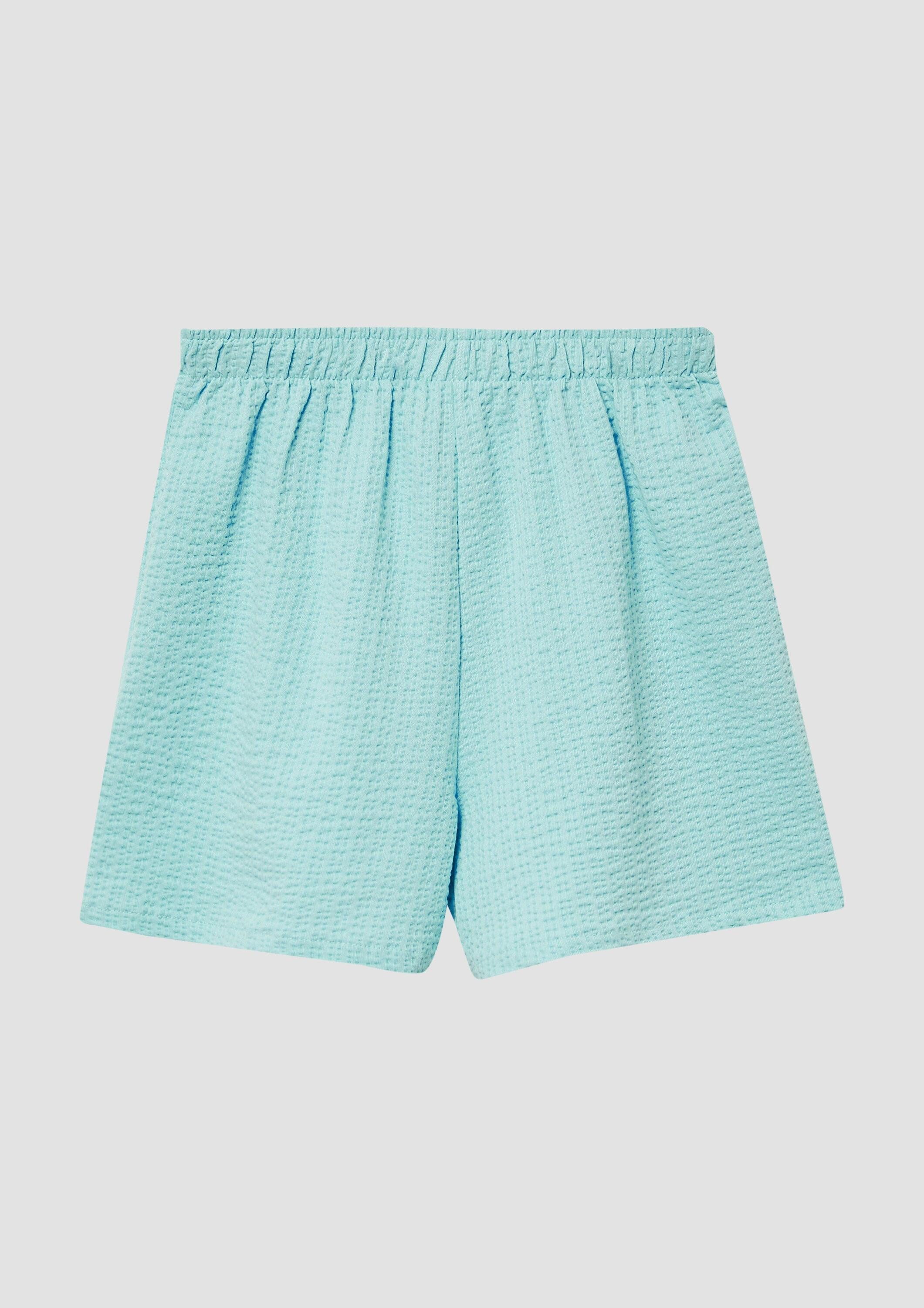 s.Oliver Shorts Leggins Strukturierte Shorts mit hohem Bund