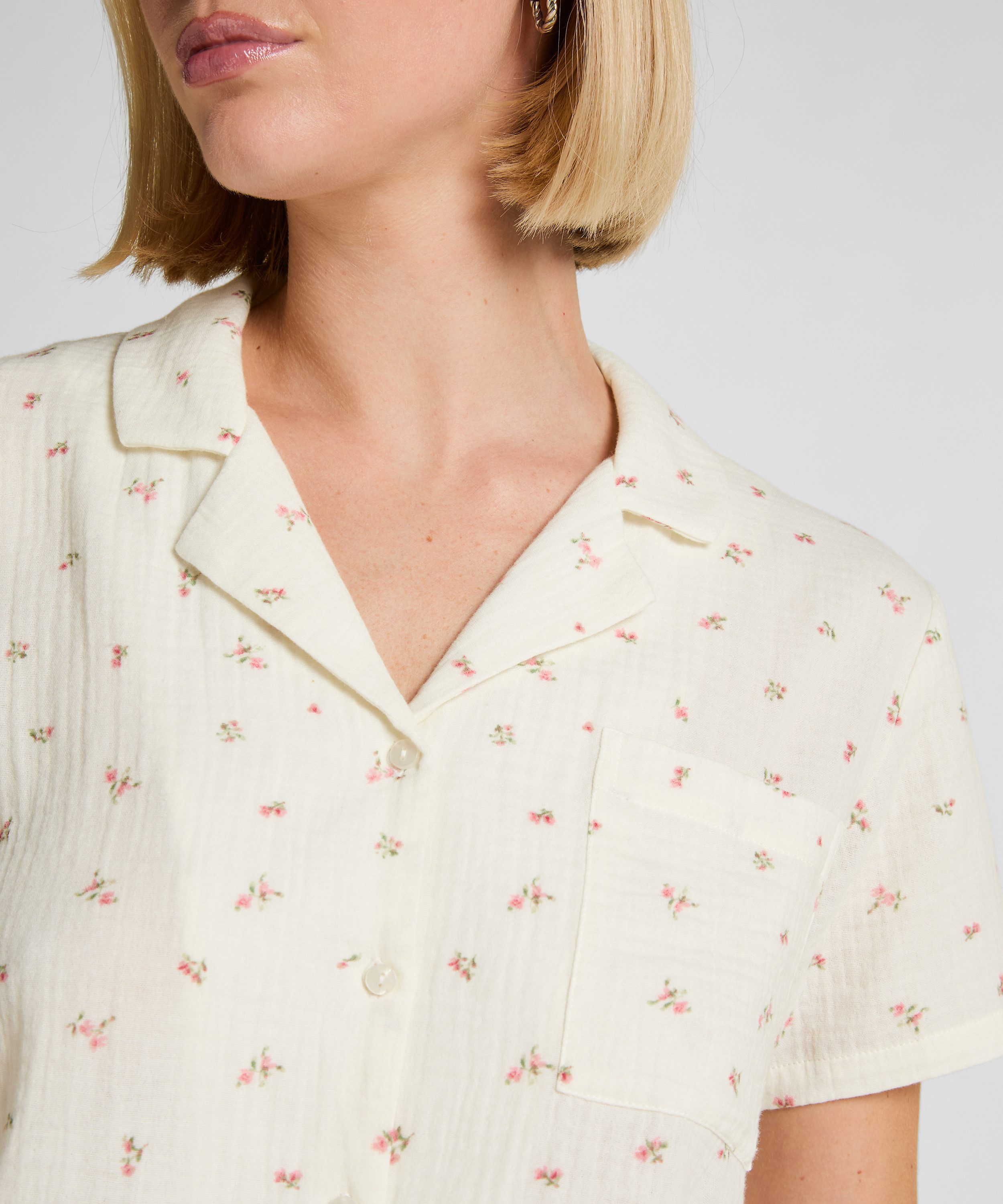 Hunkemöller Pyjama Musselin-Jacke günstig online kaufen