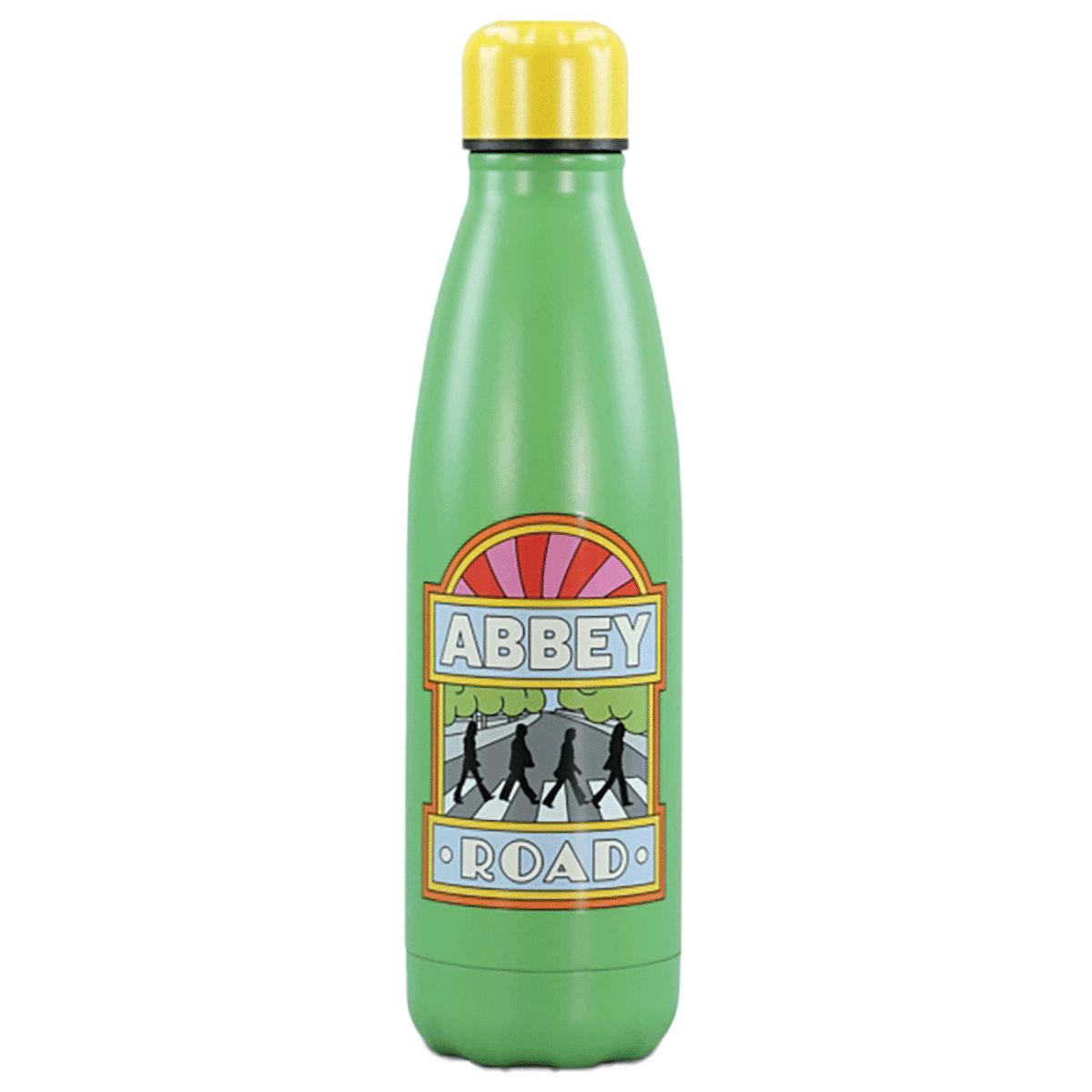 Musik-CD The Beatles (Abbey Road). Trinkflasche.