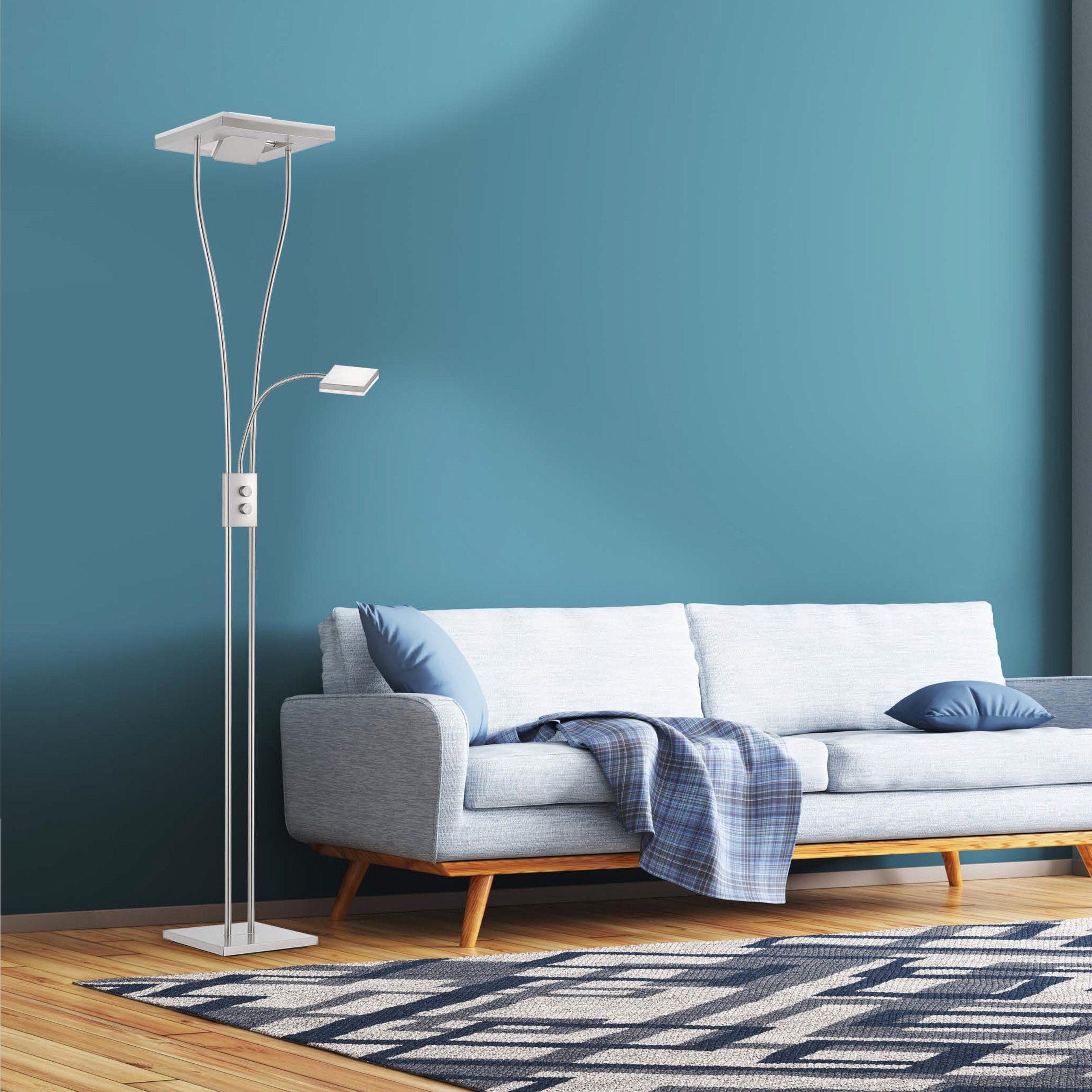 SellTec LED Deckenfluter LED Deckenfluter HELIA, dimmbar über Touchdimmer, günstig online kaufen