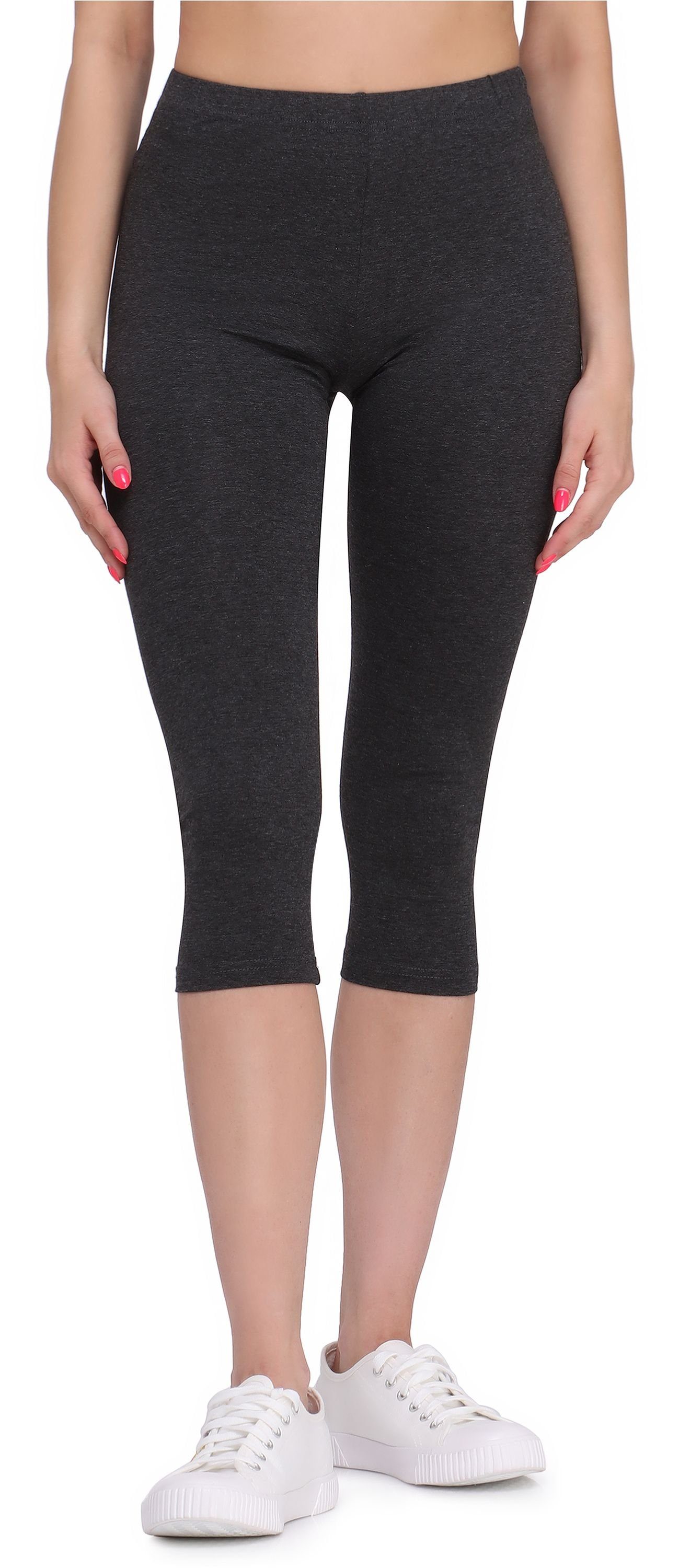 Leggings Damen 3/4 Capri Hose aus Viskose BLV50-148