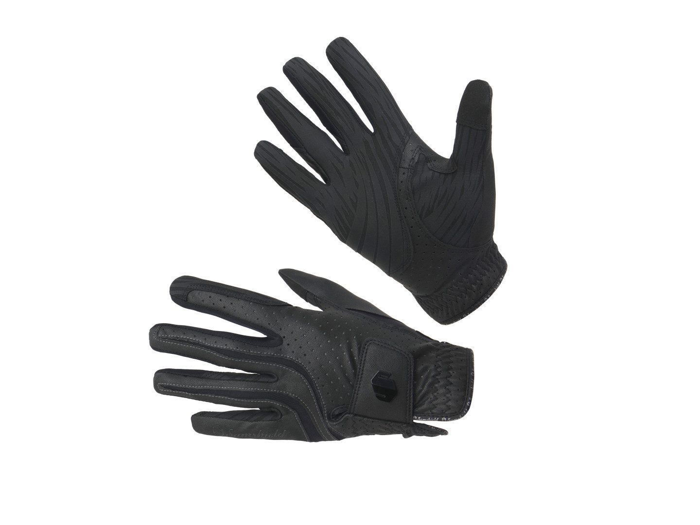 Samshield Reithandschuhe Reithandschuh V-Skin Blason Shine Black in schwarz (2-St)