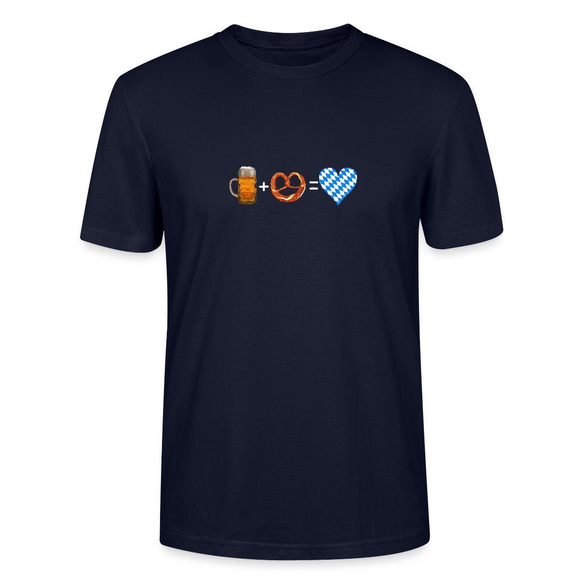 T-Shirt Bier Und Breze Bayern Volksfest Unisex Bio T-Shirt