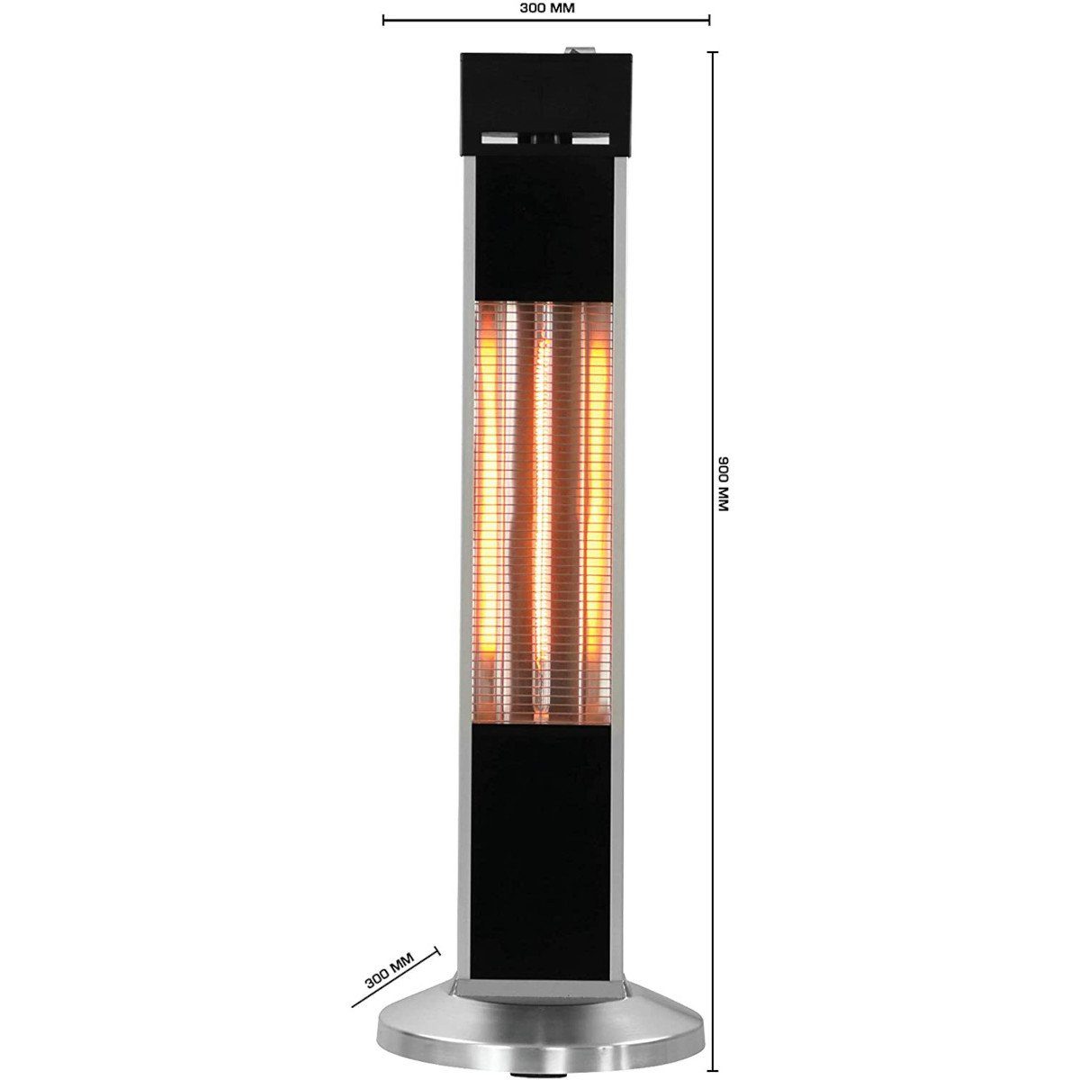 MILLARCO Heizstrahler 58640 Stand-Terrassenheizer Wärmestrahler Terrassen-Heizung