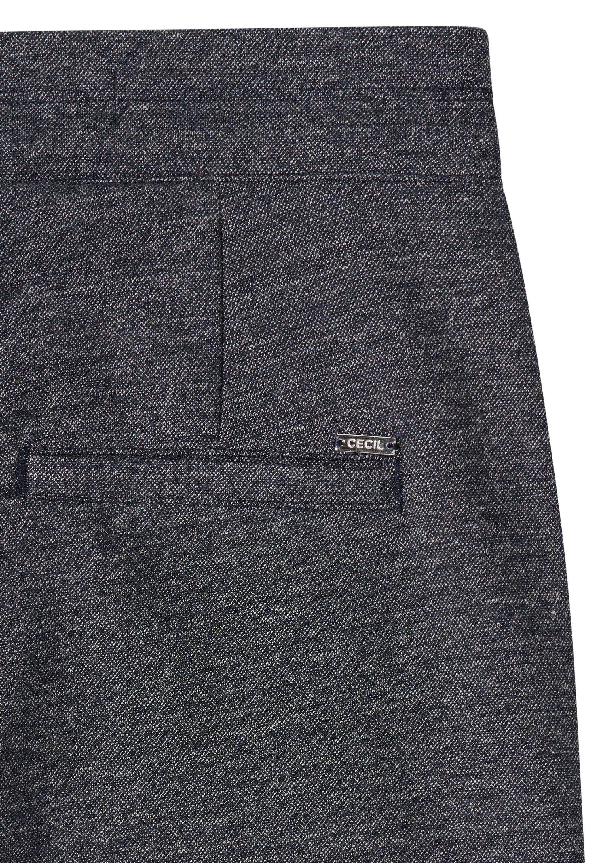 CECIL Stoffhose im elastischen Materialmix