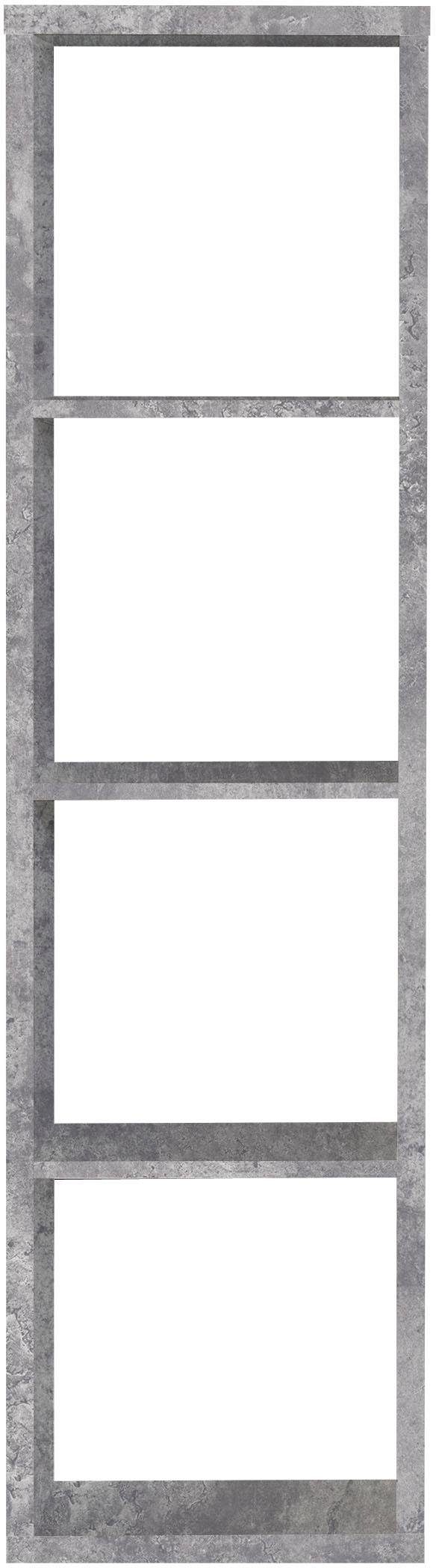FORTE Standregal Mauro, FSC®-zertifiziert, Fachgröße 33x33cm, 4 Fächer