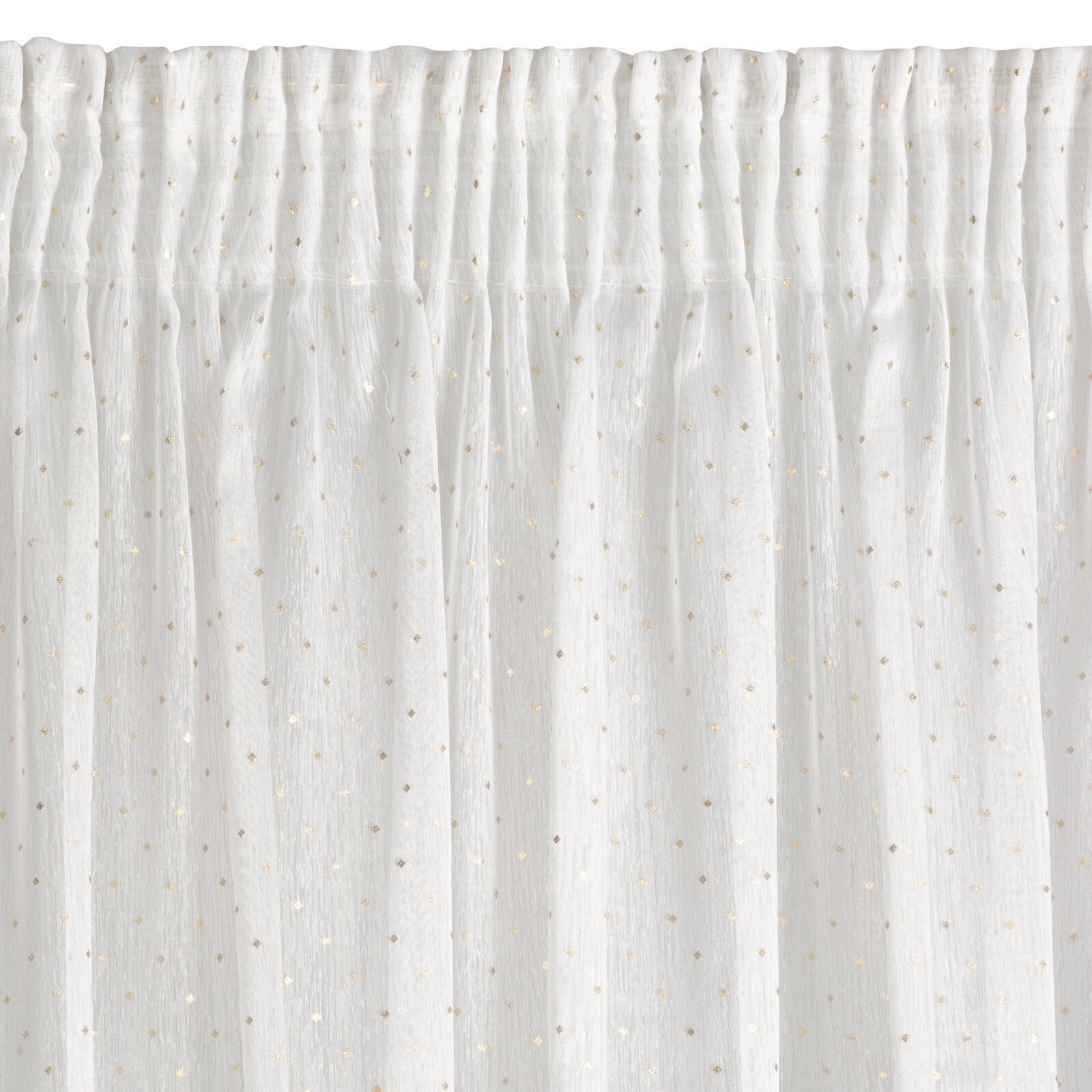 Eurofirany Gardine 400x250 cm Durchsichtig Weiß günstig online kaufen