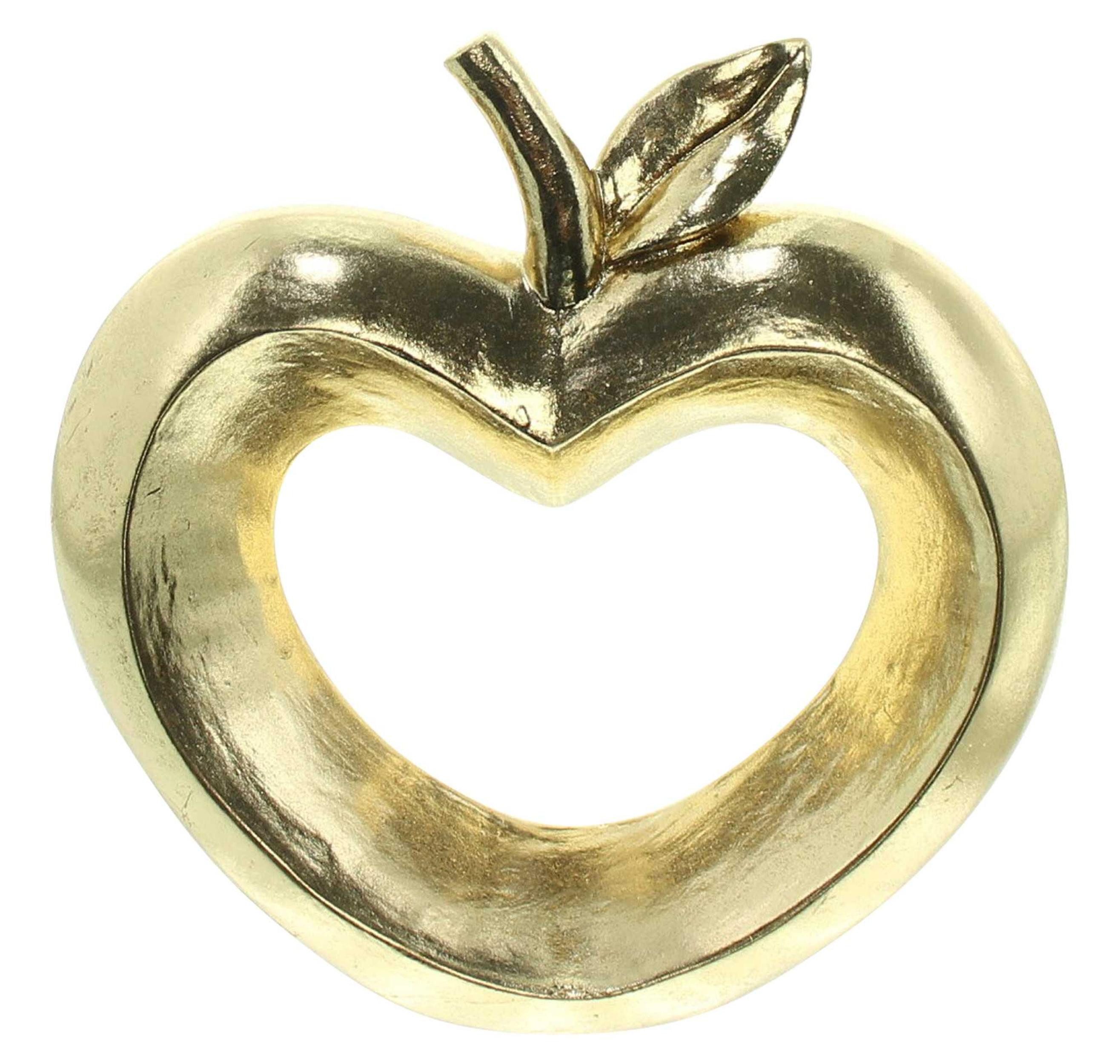 Dekoobjekt Apfel "Gold"