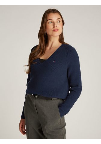 TOMMY HILFIGER Megztinis CO CARDI STITCH V-NK LS su L...